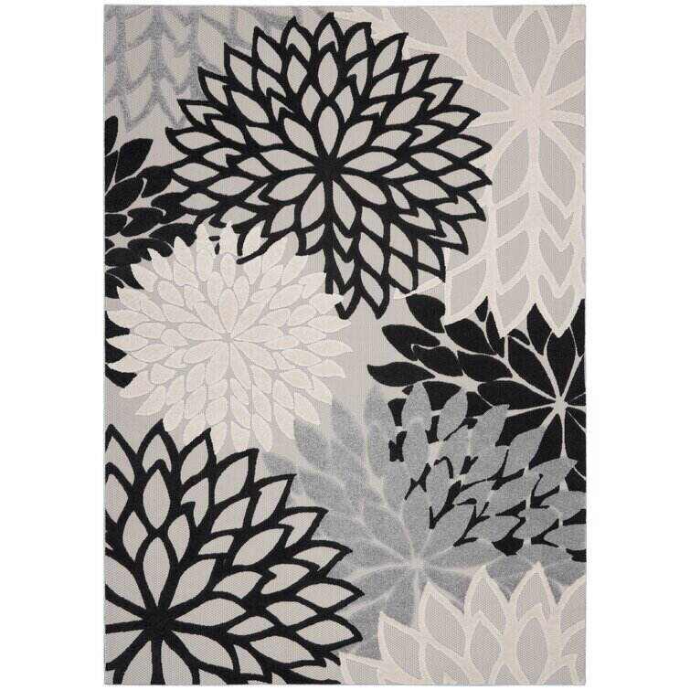 Miraloma Green/Red/Orange Indoor/Outdoor Rug