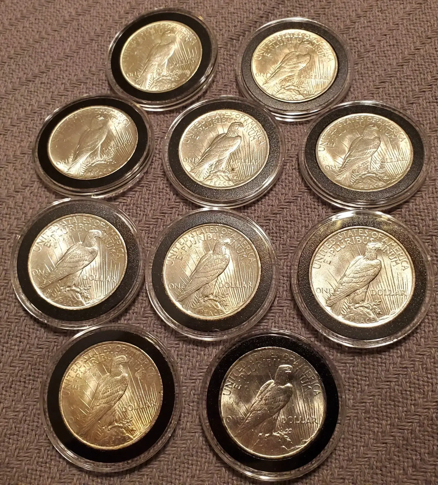🕊️✯ MIXED DATE ✯The Complete Collection of 1921~1935 Peace Silver Dollar