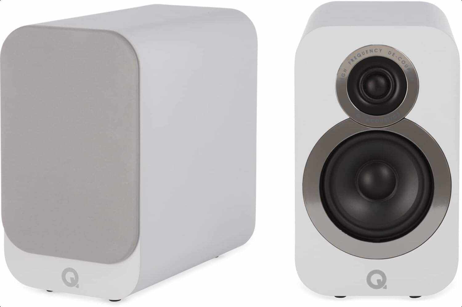 Q Acoustics 3010i Compact Bookshelf Speakers Pair English Walnut - 2-Way Reflex Enclosure Type, 4
