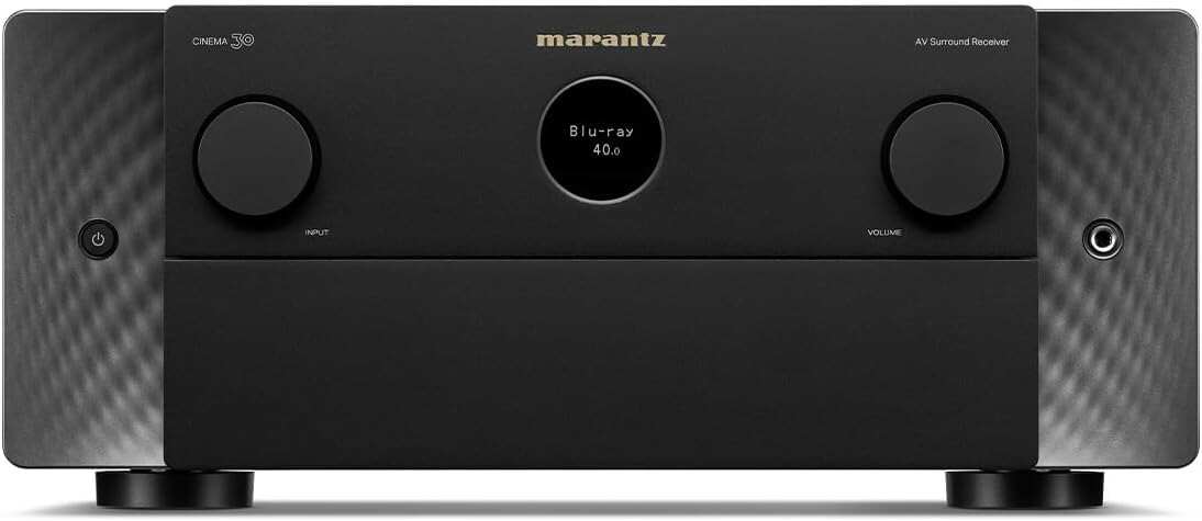 Marantz Cinema 30 11.4 Channel 8K Home Theater Receiver with Dolby Atmos & IMAX Enhanced Audio (Silver/Gold)
