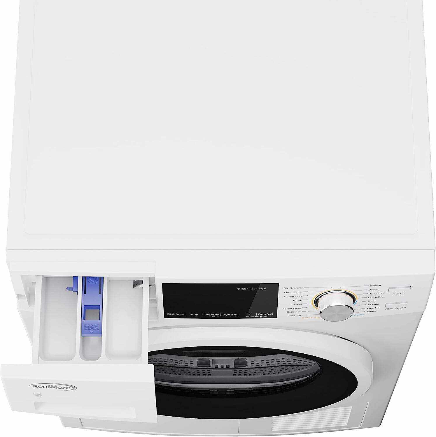 Front Load Machine, 2.7 Cu. Ft, Space Saving Unit with 20-Minute Quick, 12 Washing Cycles, Quiet Inverter Motor [120V], Medium (24