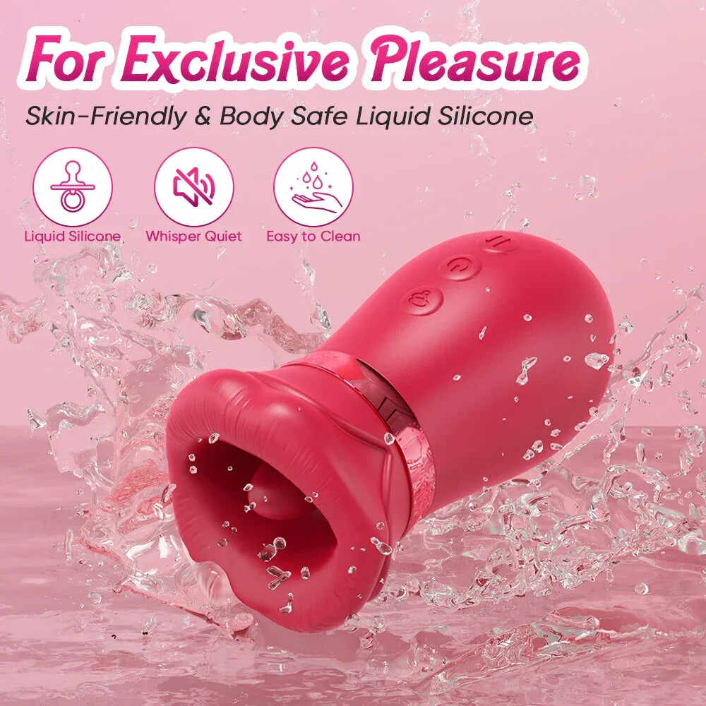 DearVibe Tongue Rose Vibrators