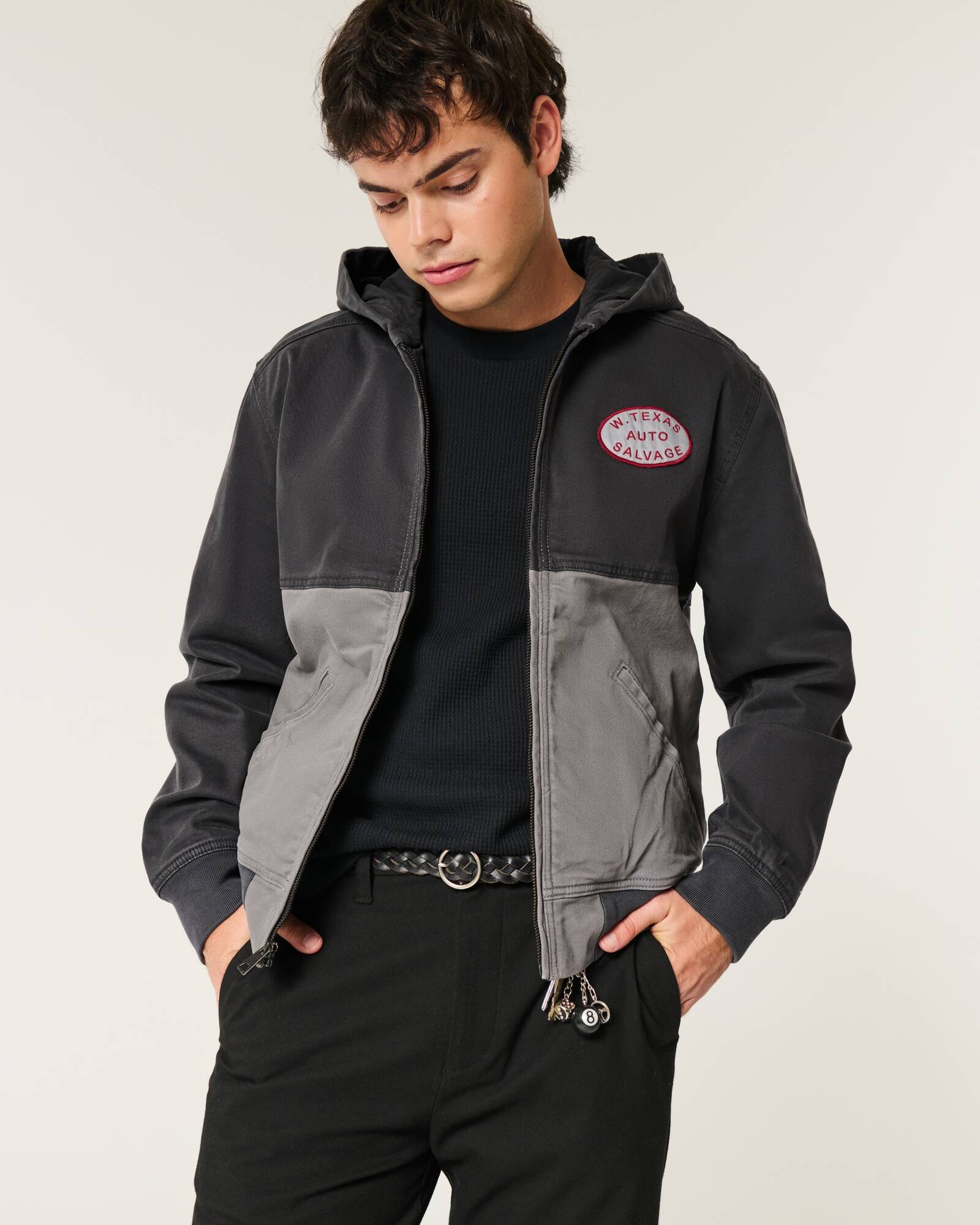 Hooded Zip-Up Jacket