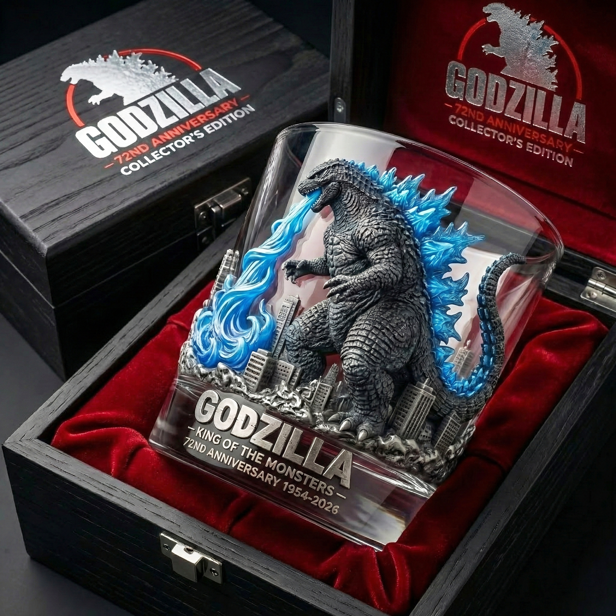 Godzilla: King of the Monsters – 72nd Anniversary Collector’s Edition Glass