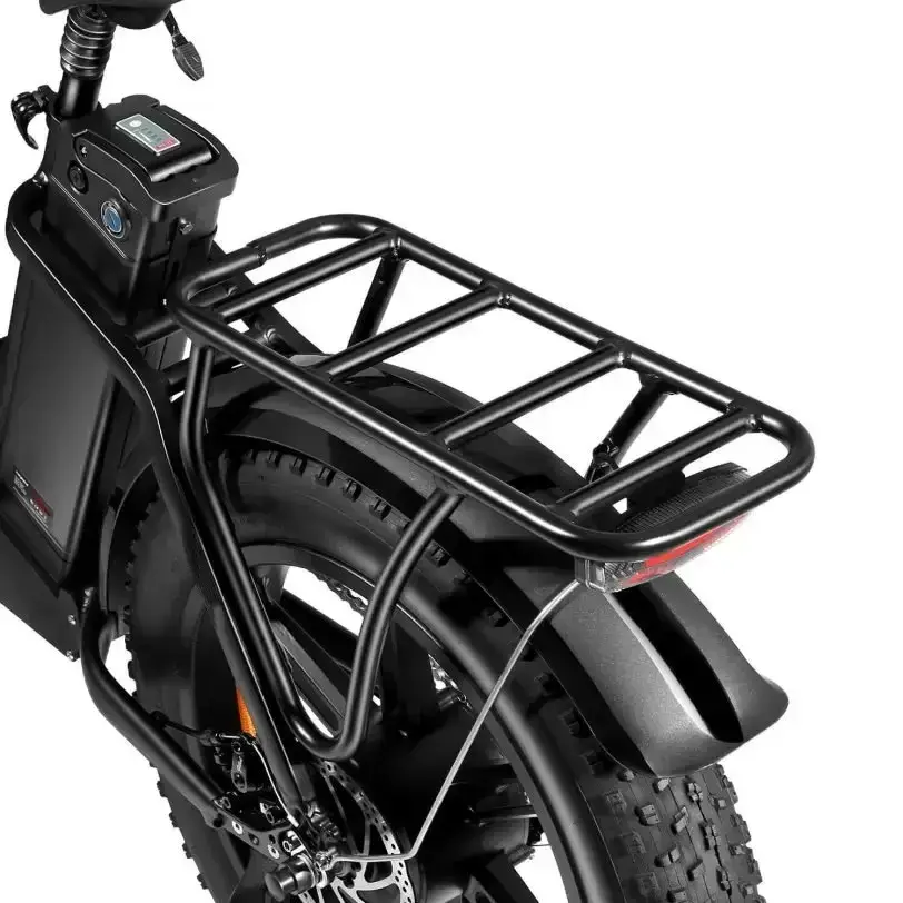 Outdoor electric bike with replaceable 48V / 15Ah lithium battery