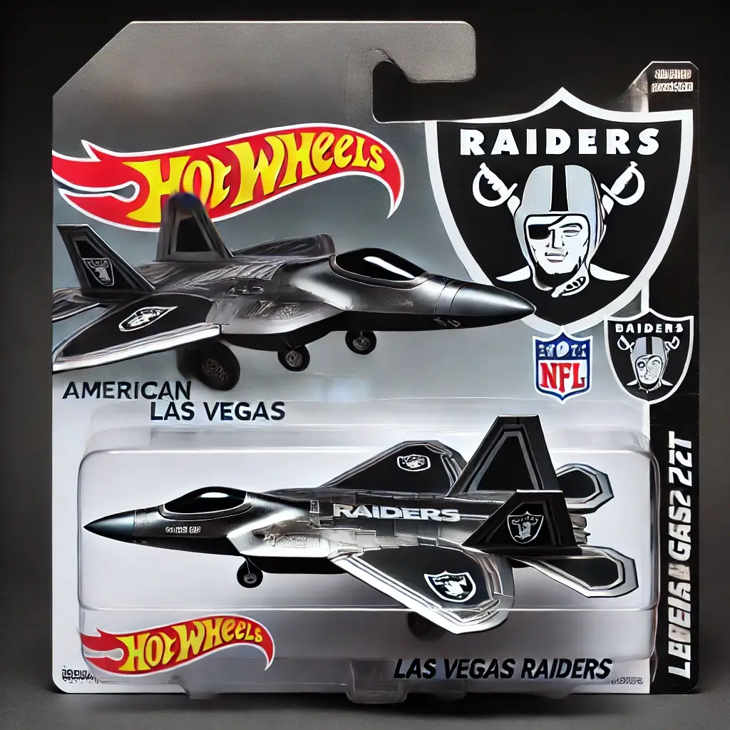 Hot Wheels x NFL F-22 Fighter