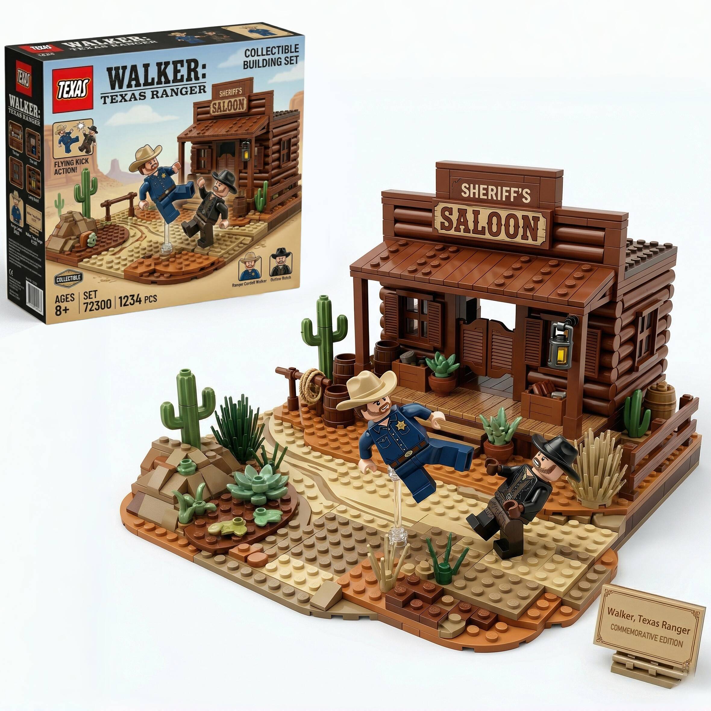 Walker Texas Ranger Commemorative Lego Set 🤠🏜️