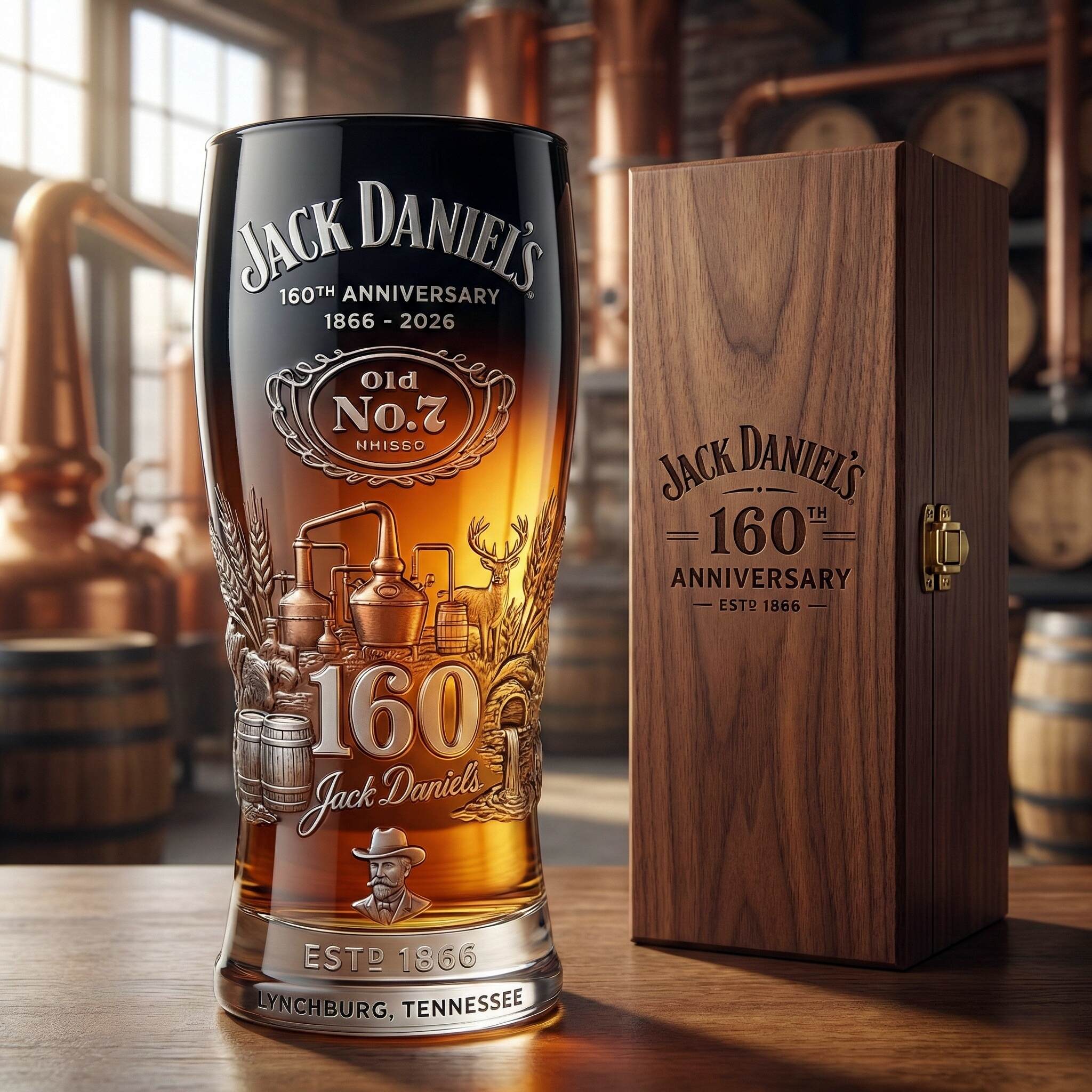 Jack Daniel’s Old No.7 · 160th Anniversary Heritage Collector Glass