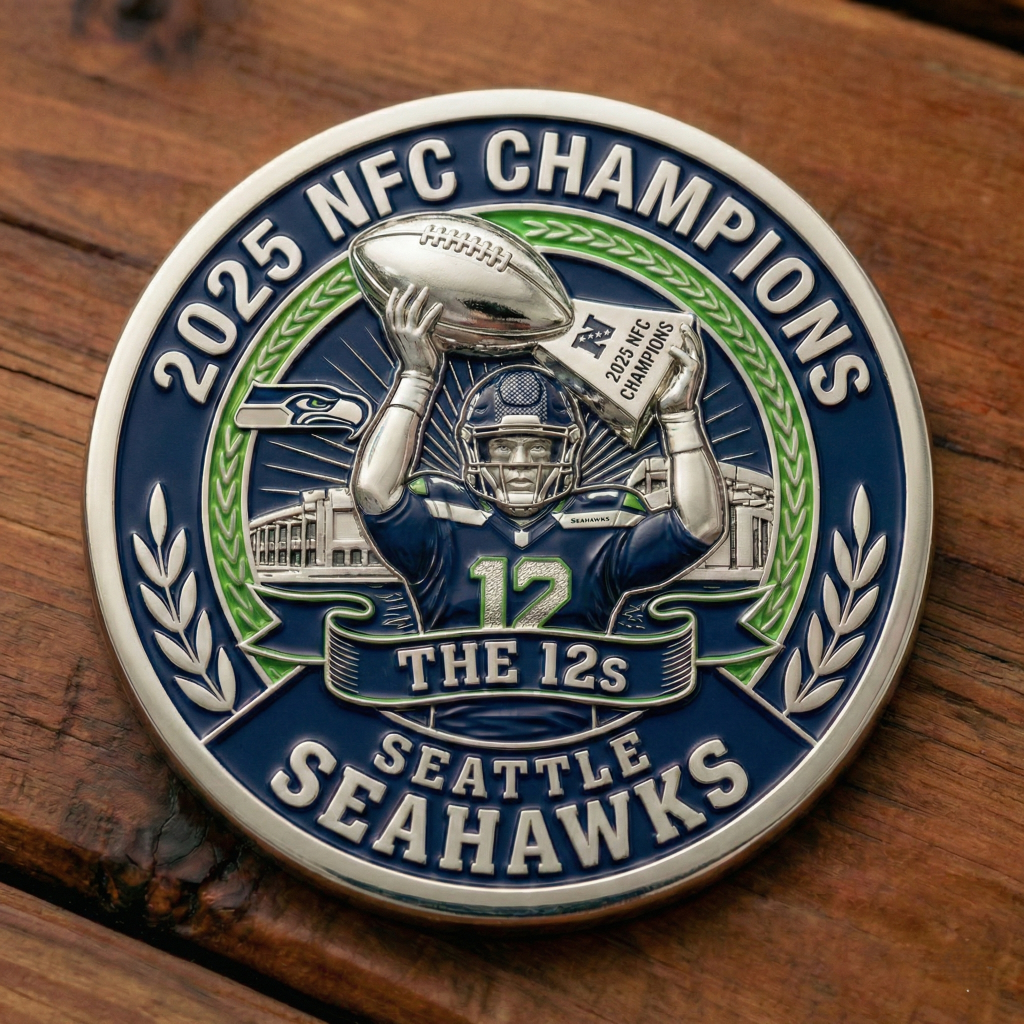 🏆Seattle Seahawks 2025 NFC Champions Commemorative Coin