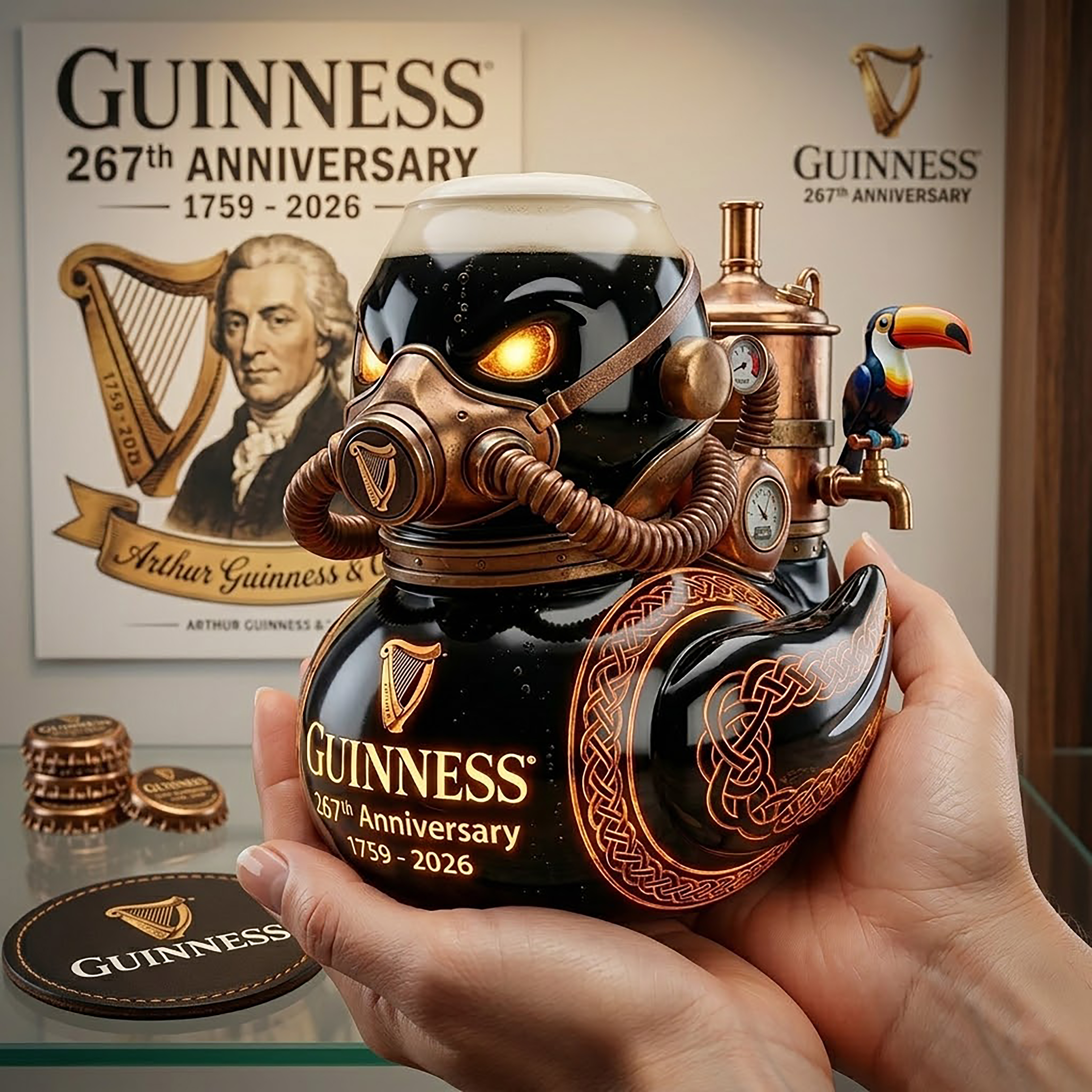 Guinness 267th Anniversary Steampunk Duck