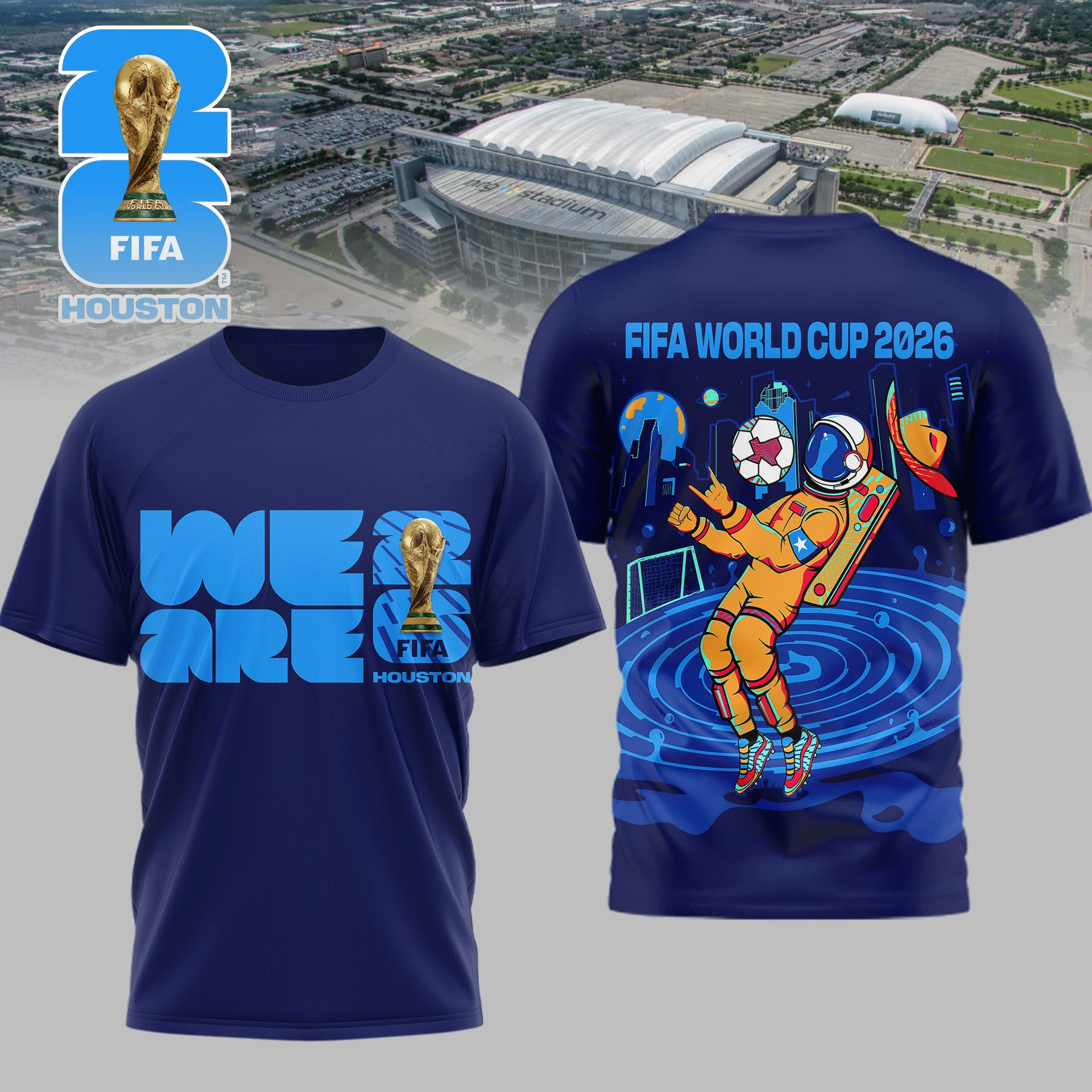 World Cup | Premium World Cup Houston 3D Shirt TD