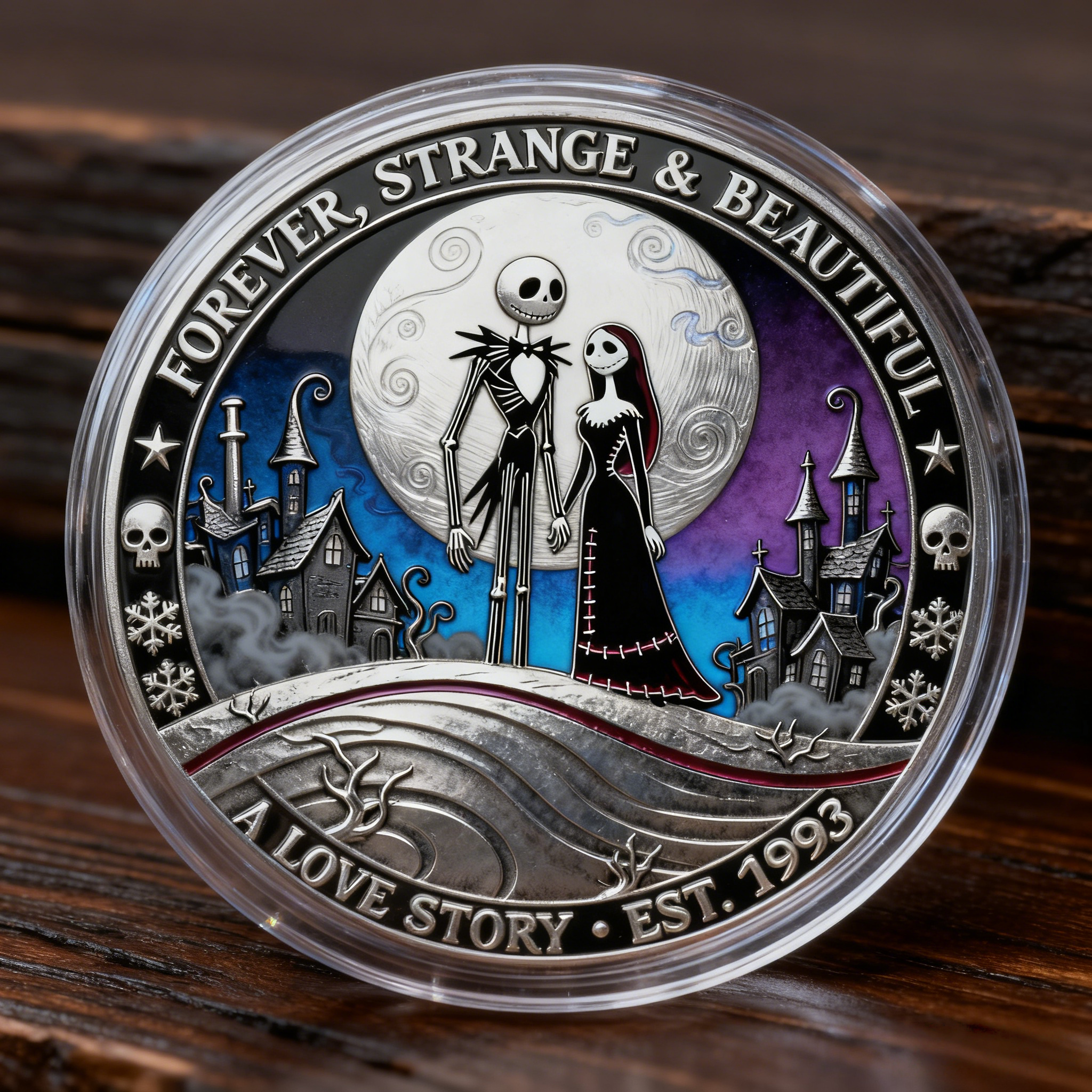Jack & Sally Dark Romance Valentine Edition Coin