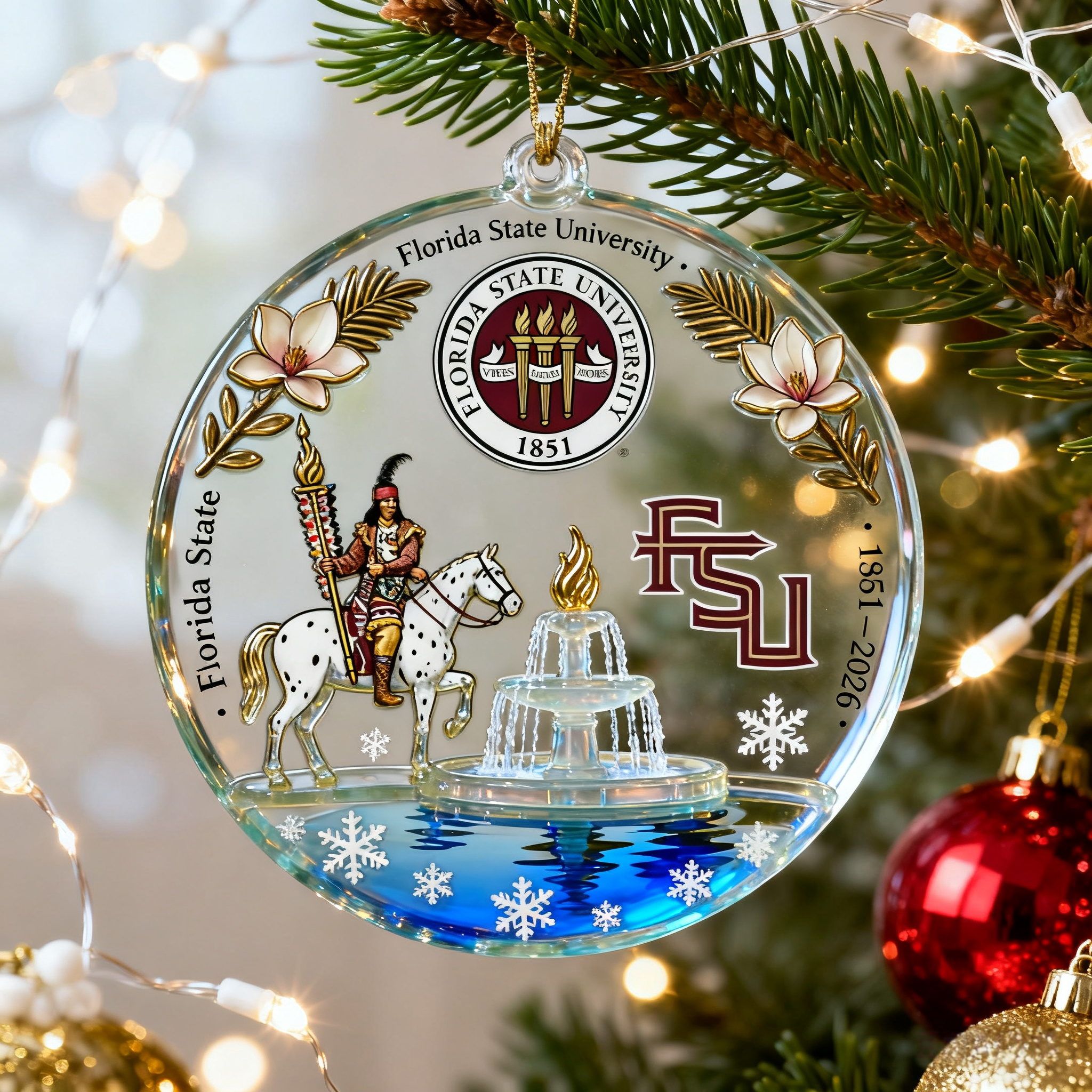 Florida State University 175th Anniversary Ornament