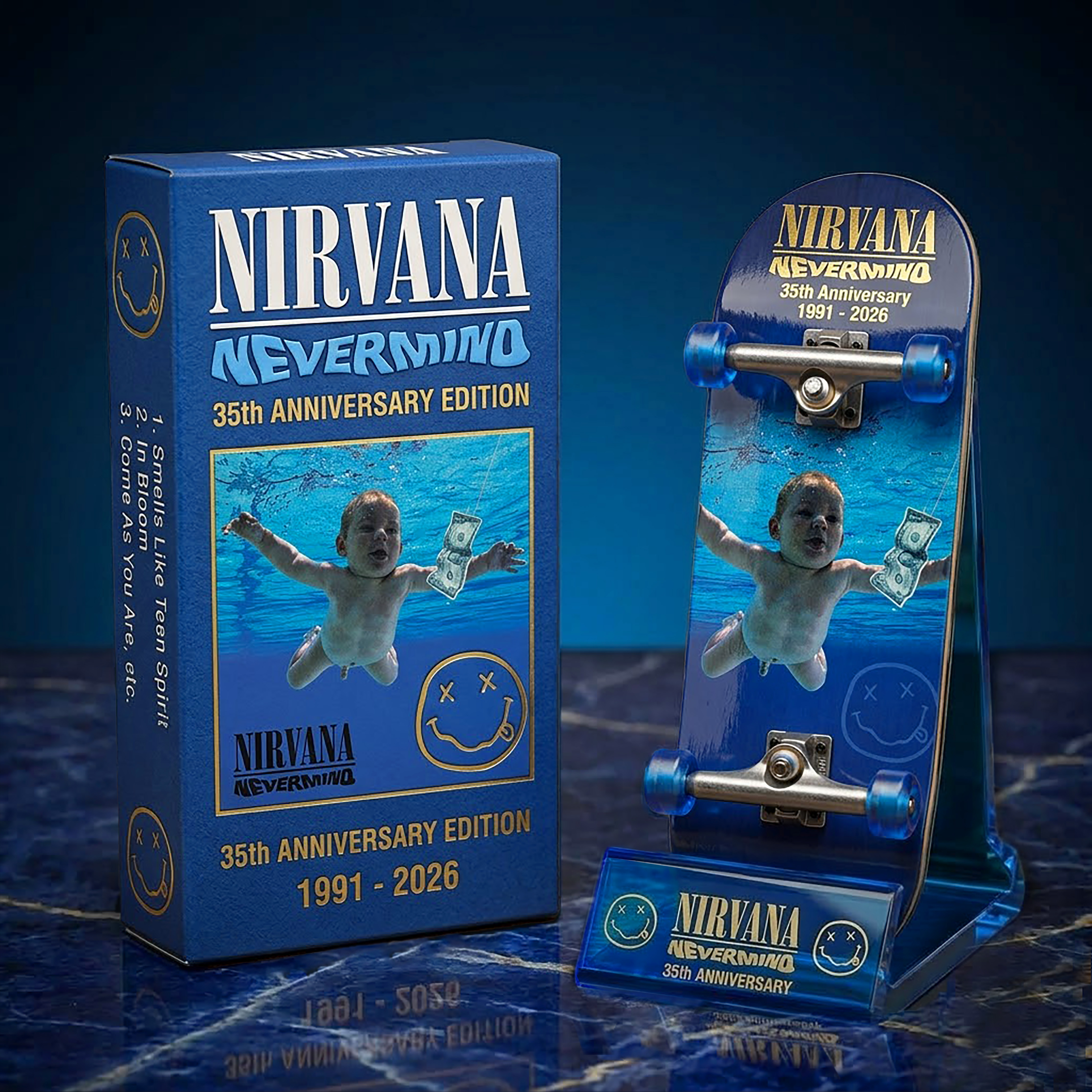 🎸 Nirvana Nevermind 35th Anniversary Fingerboard 🎶