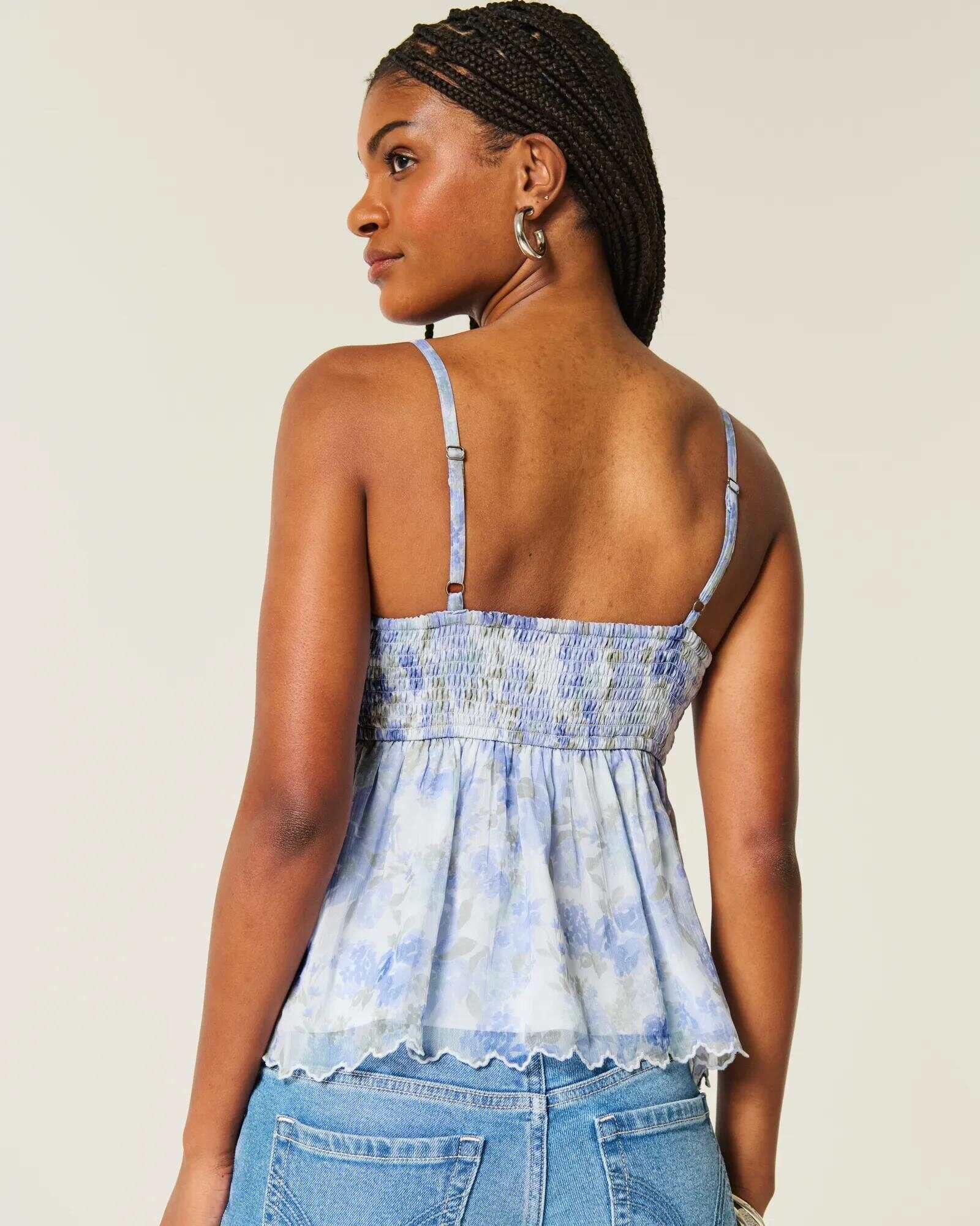 Easy Chiffon Babydoll Top