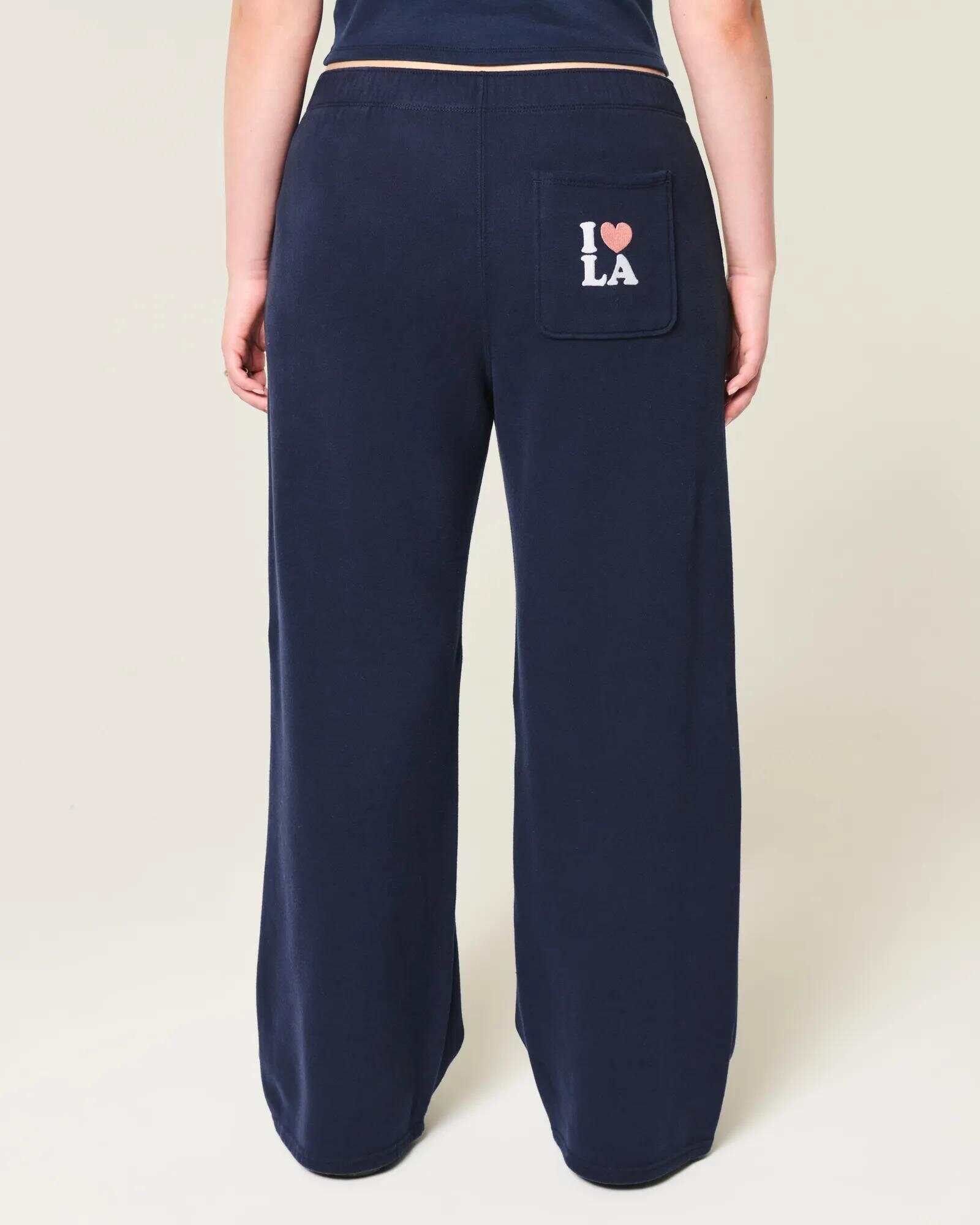 Wide-Leg Sweatpants