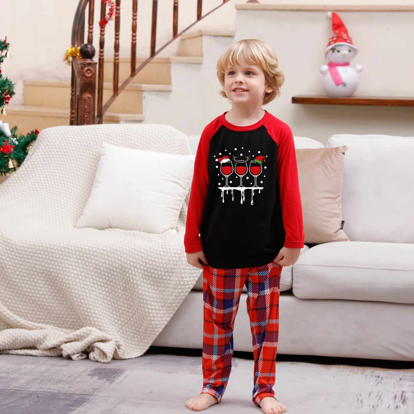 Family Matching Pajamas Set Merry Christmas