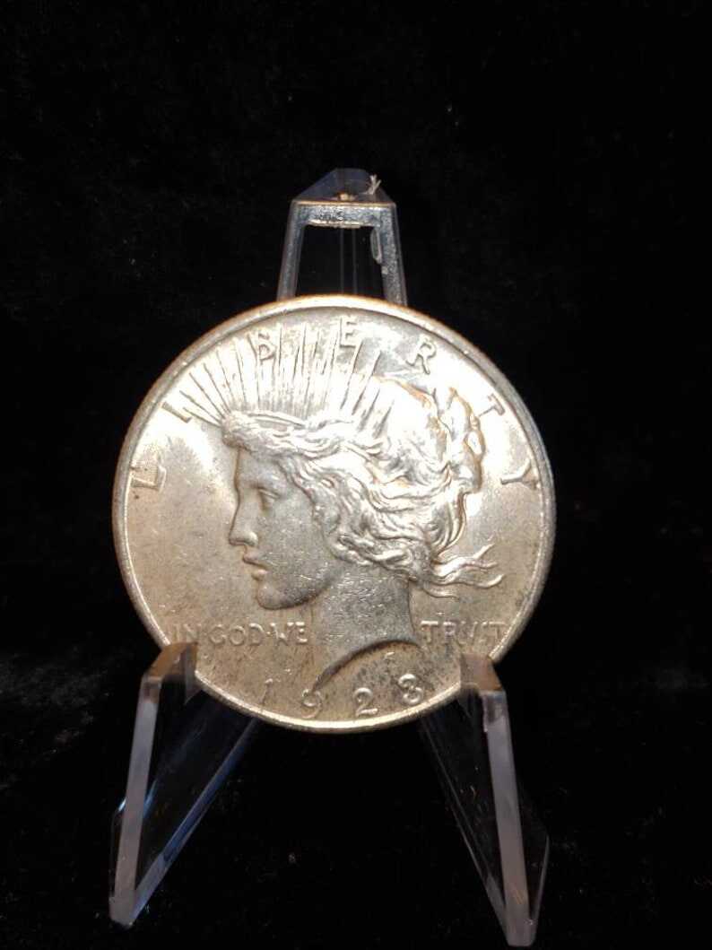 Peace Silver  Dollars !! AU   1922-1925   - All 100% Genuine!  (1 coin) Reg - 49  Lot# 736