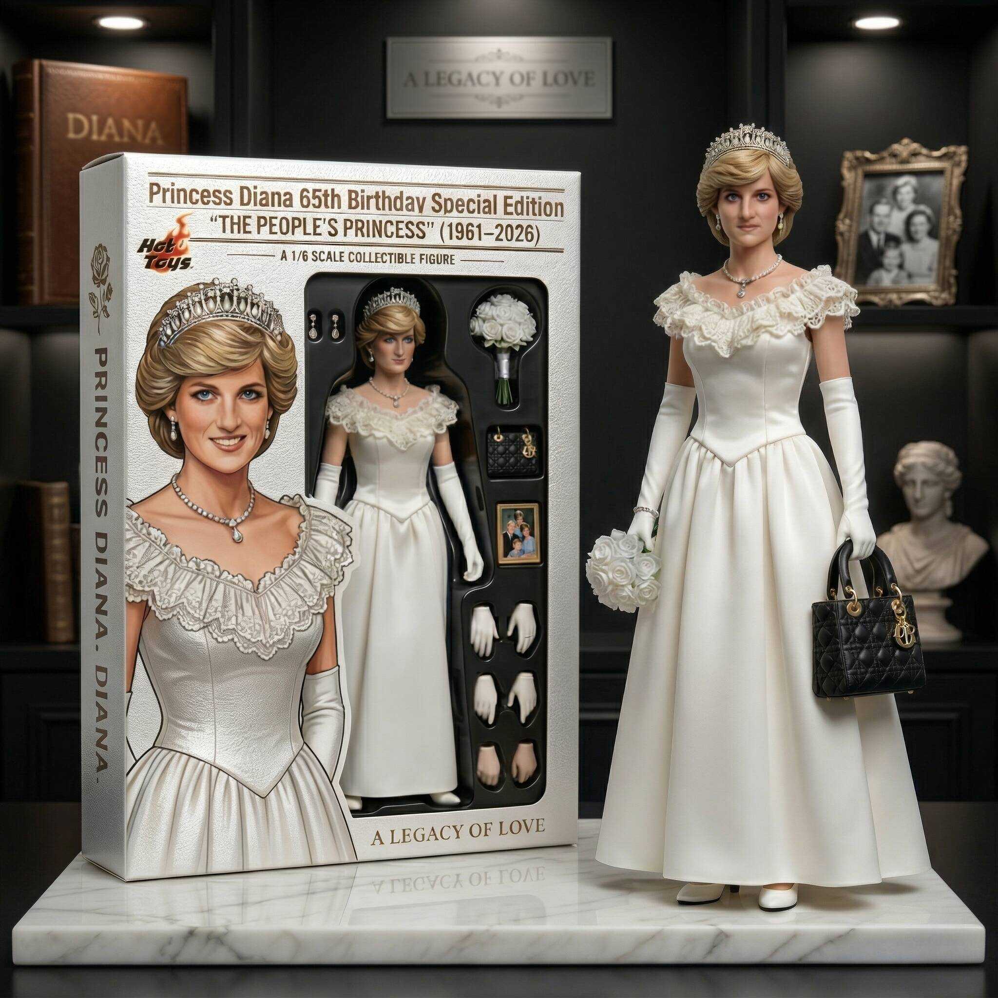 Princess Diana 65th Birthday Special Edition Hot Toys Scale Collectible Figure（1961-2026）
