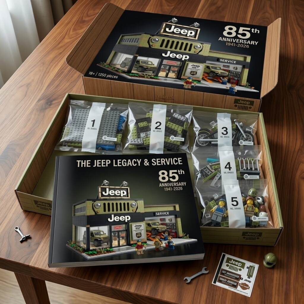 Jeep 85th Anniversary Showroom & Service Center Building Block Set