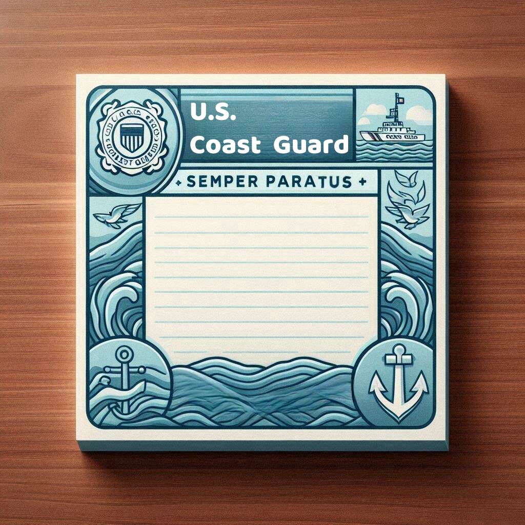 U.S. Military Pride Sticky Notes