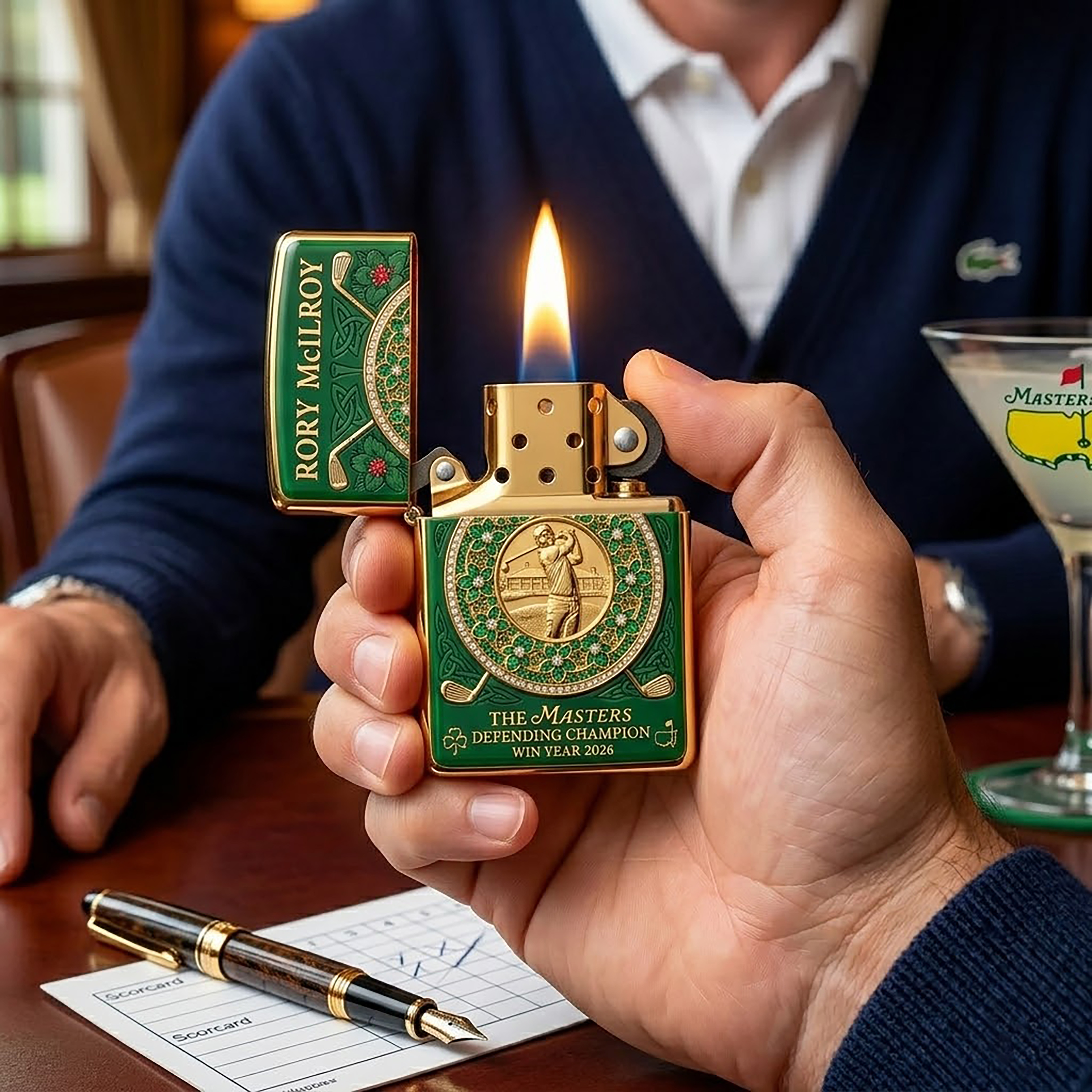 ⛳ RORY MCILROY MASTERS 2026 LIMITED EDITION ZIPPO!