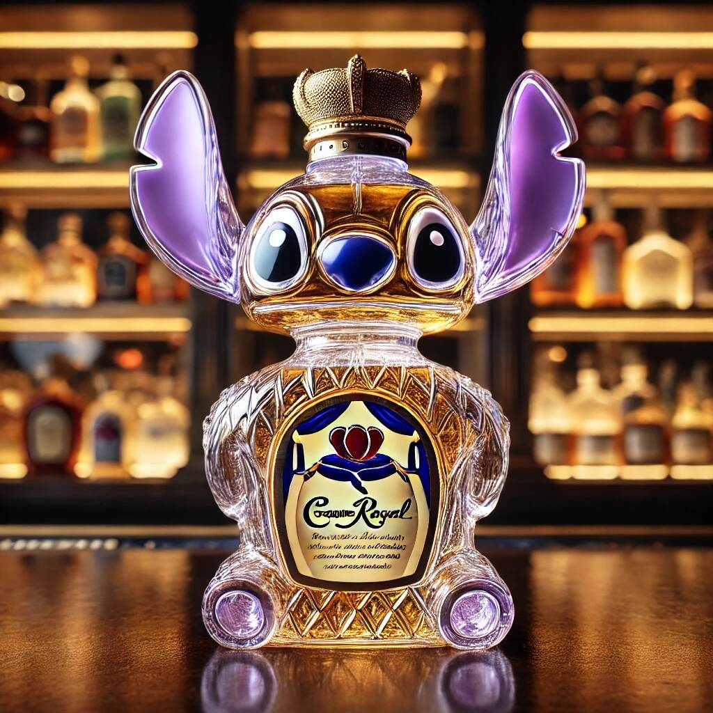 Stitch Whiskey Bottle