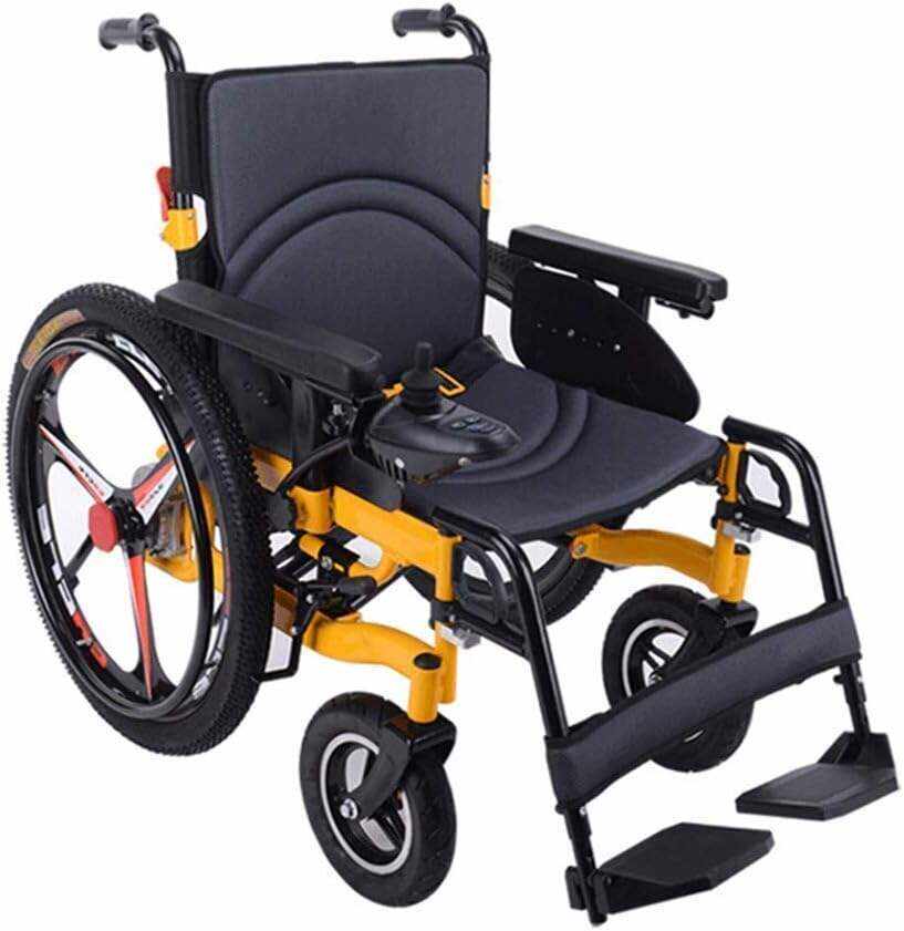 Wheelchairs Walking Aaid Electric Portable Folding Wheelchair Foldable Power Compact Mobility Aid Wheel Chair Lightweight Portable Medical Scooter