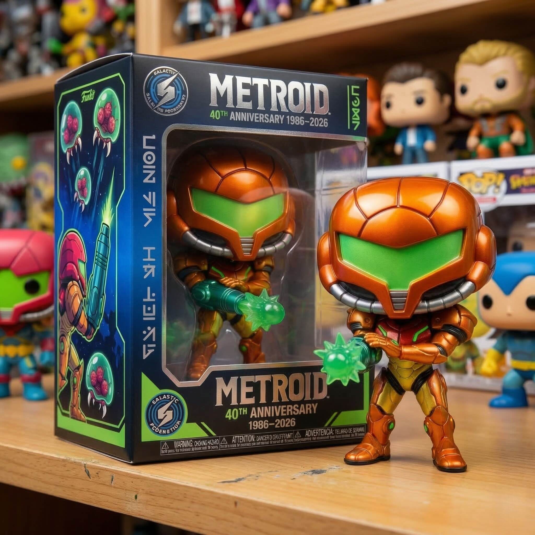 Metroid 40th Anniversary Samus Aran Galactic Hunter Collector Figure