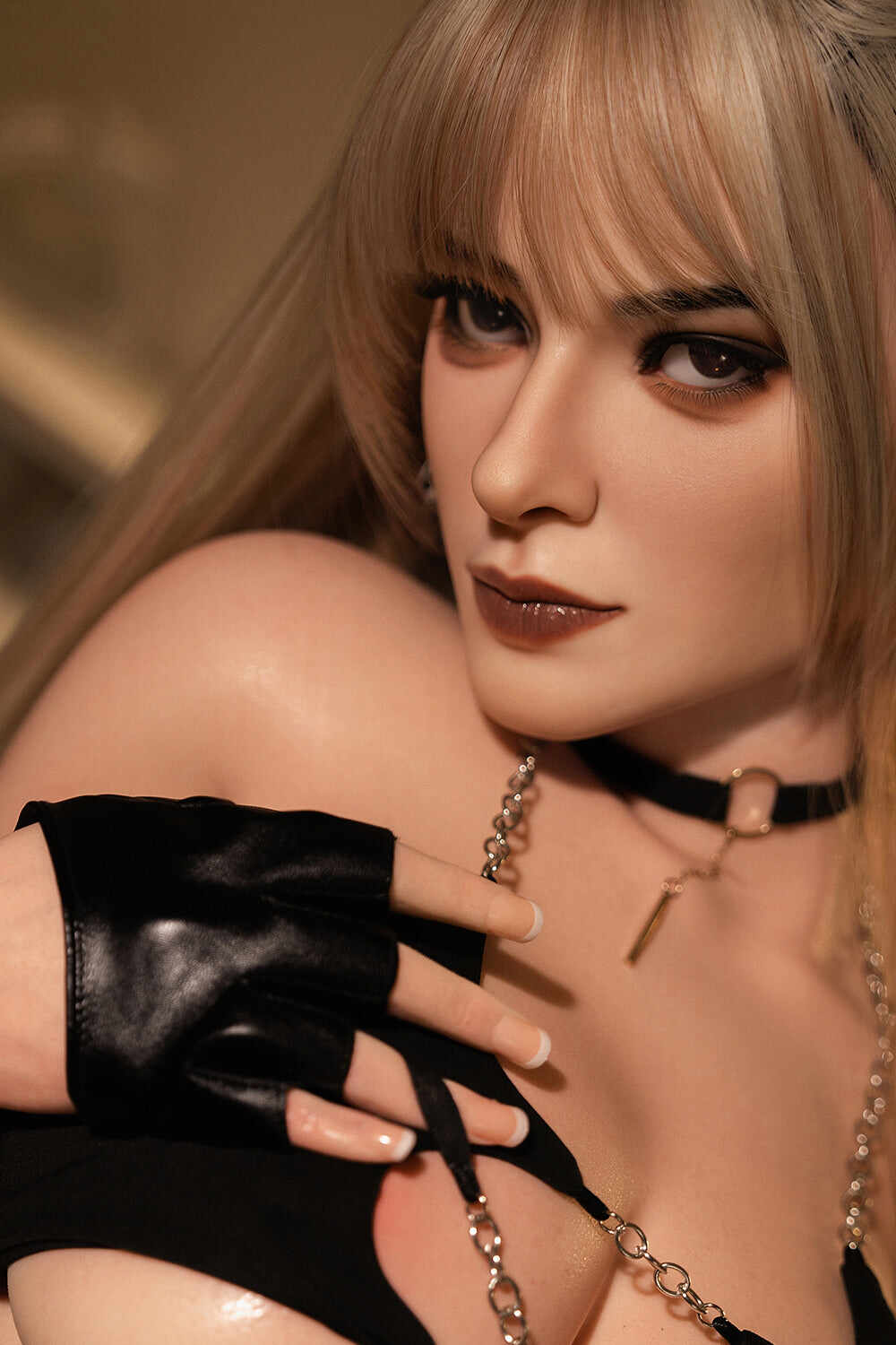 Elspeth 4.92ft/ 150cm S25 Full Silicone Big Boobs Blond Sexy Full Size  Adult Female Sex Doll