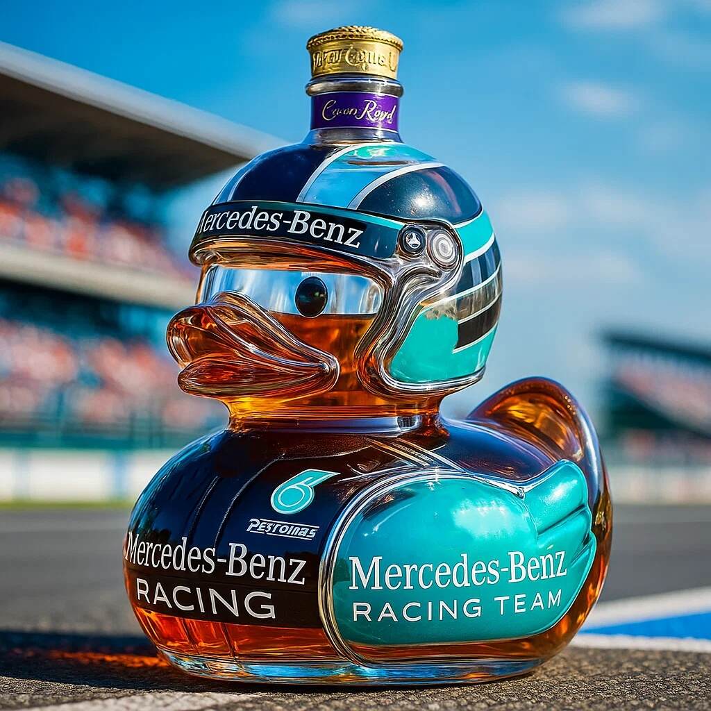 F1 Duck Whisky Bottle