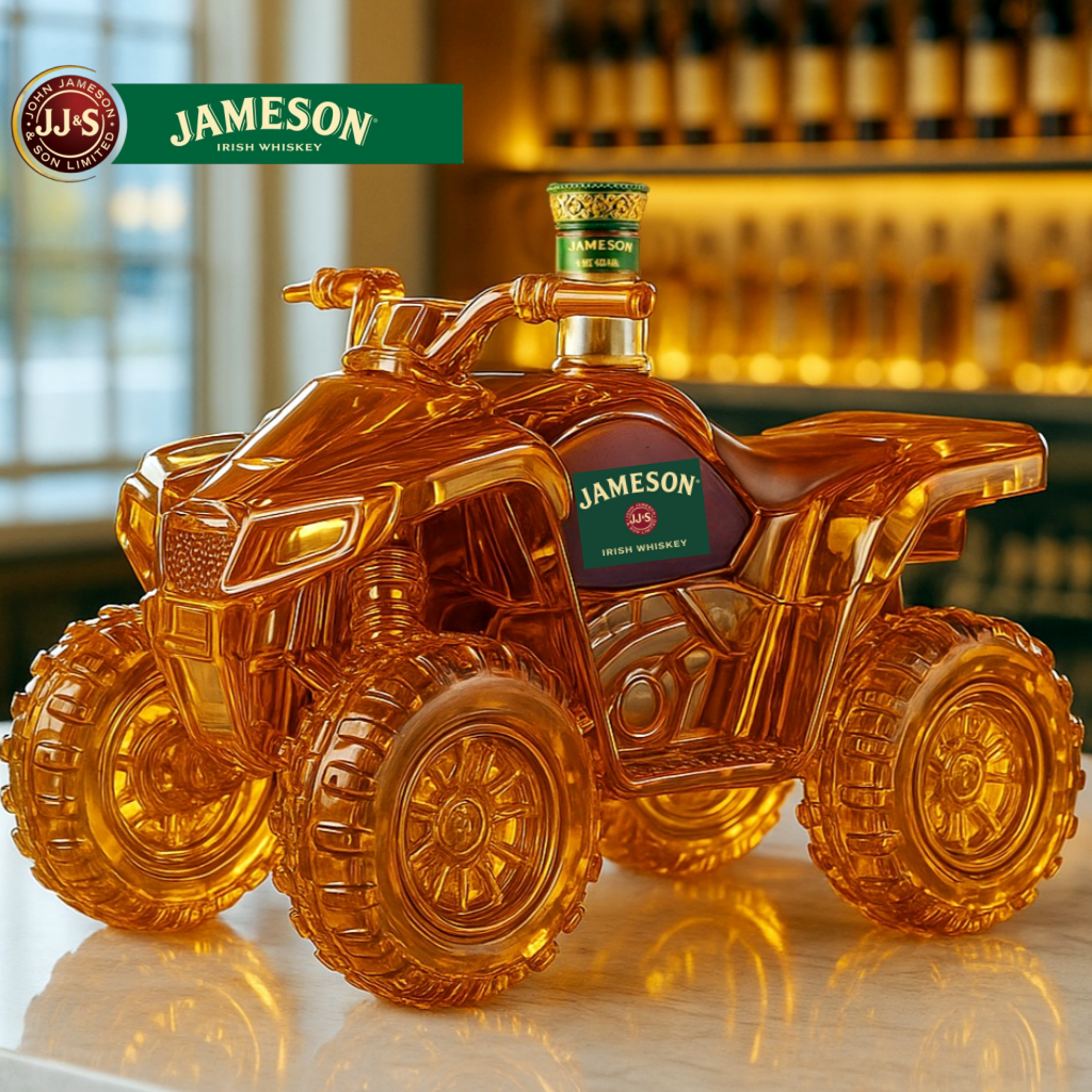 All-Terrain Vehicle (ATV) Whiskey Bottle