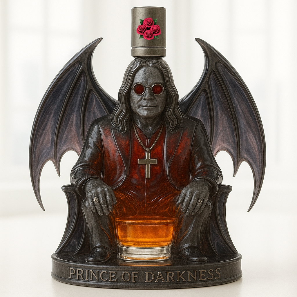 Ozzy Osbourne Whiskey Bottle
