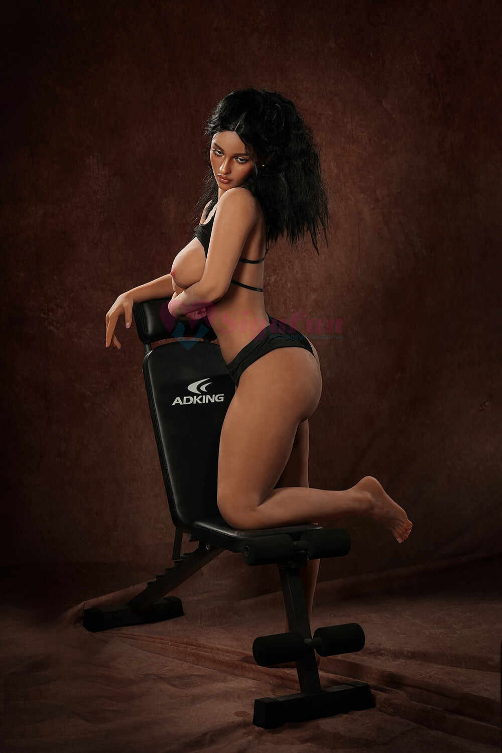 EU Stock - Viv 5.21ft/ 159cm #SG2/SG3 TPE Dark Tanned Realistic Big Breasts Sexy Adult Sex Doll