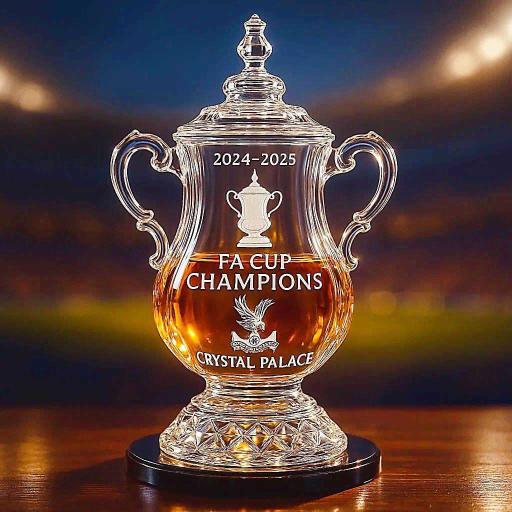 Crystal Palace FA Cup Trophy Bottle