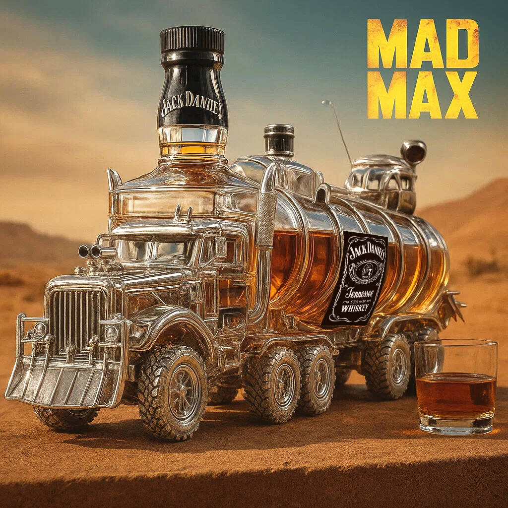 Mad Max: War Rig Whisky Bottle