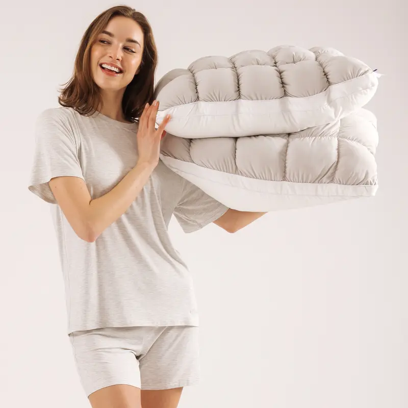 🔥Hot Sale 69% OFF✨Puff Pillow Ice Silk Bed Pillow