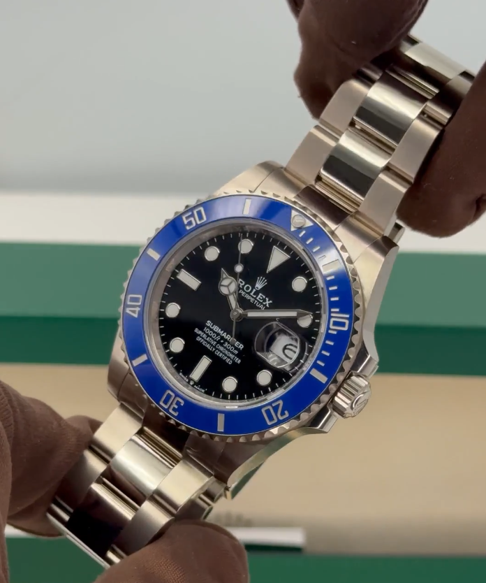 NEW 2025 Rolex Submariner “Cookie Monster ” 41mm 126619LB White Gold Black Dial