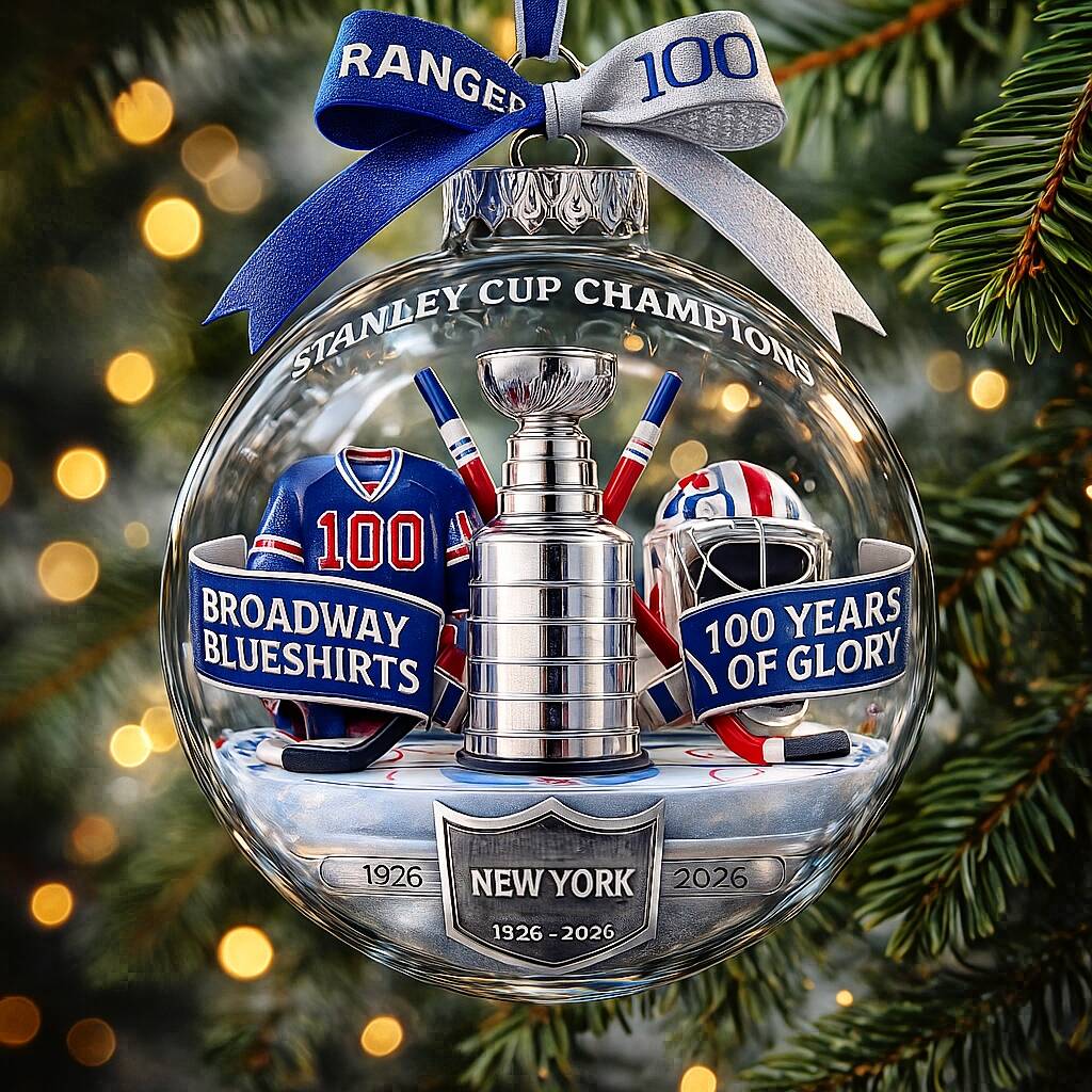 NYR 100th Anniversary Ornament