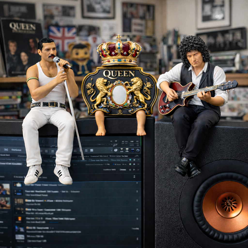 QUEEN Desk Companion Collector Figurine Set