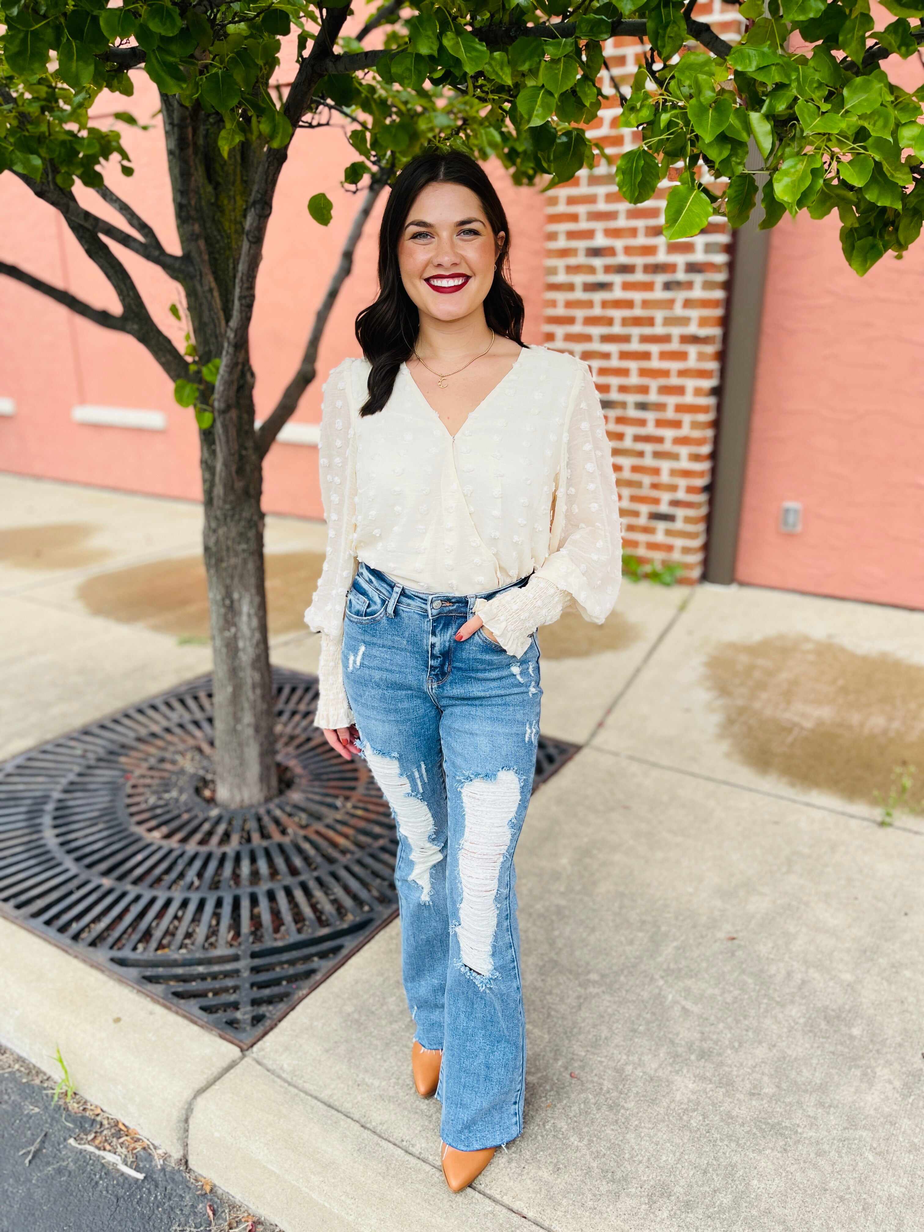 Plus/Reg Dare To Flare Jeans