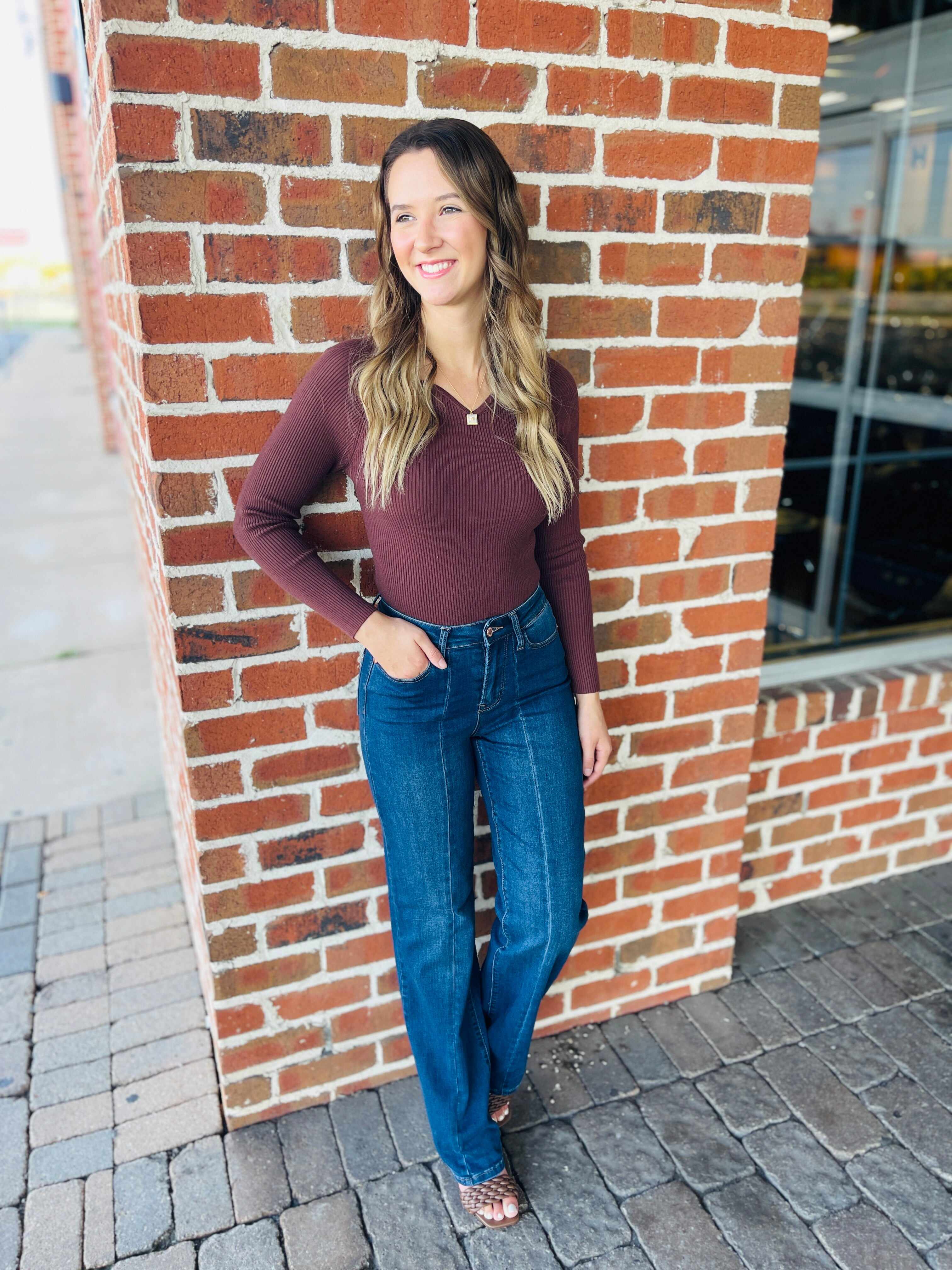 Plus/Reg Take Care Of Business Wide Leg Trouser