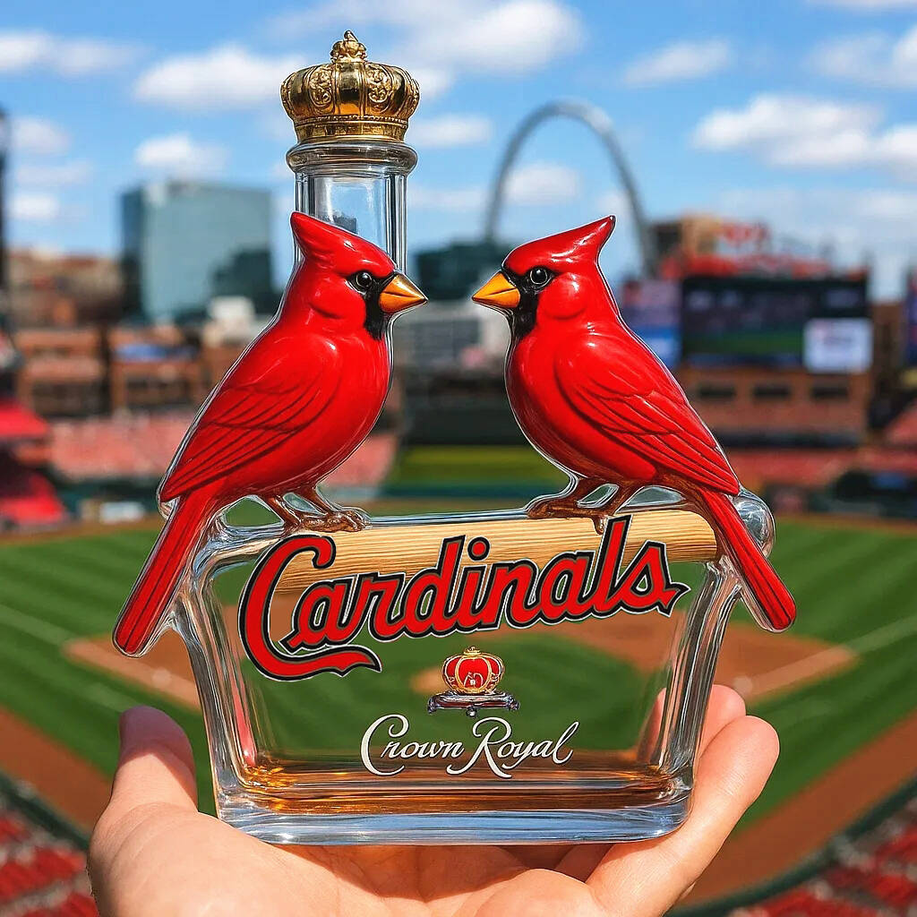 St. Louis Cardinals whisky bottle