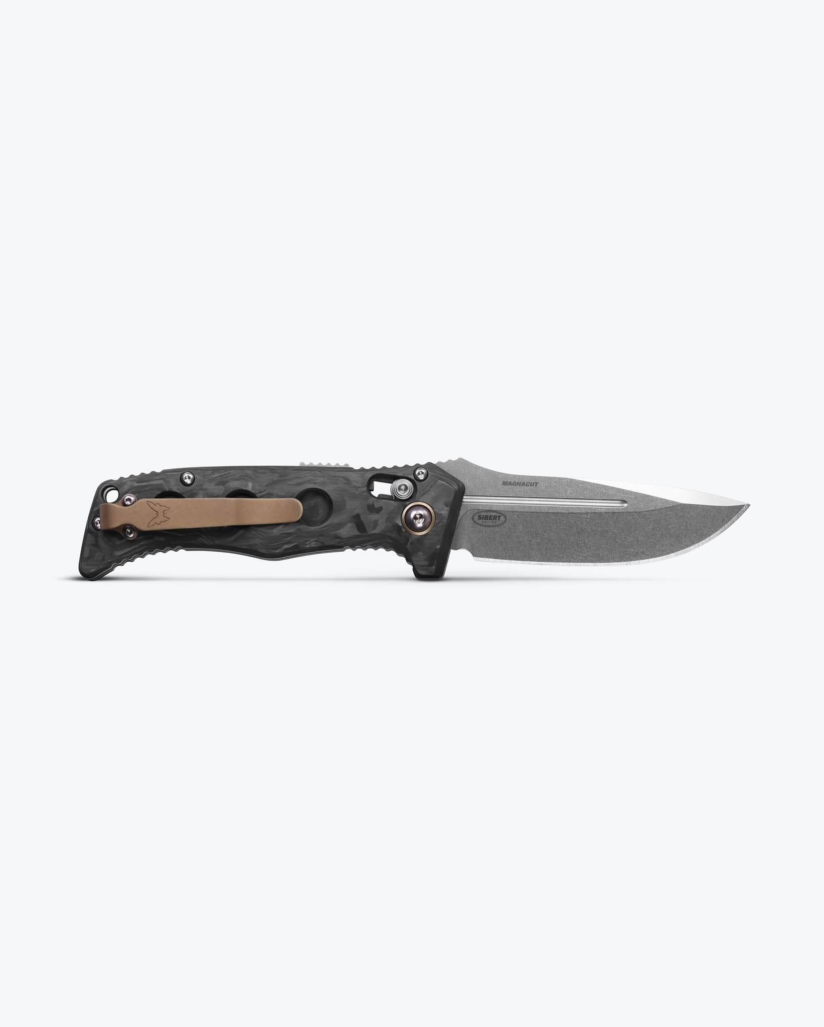 Mini Auto Adamas® | Marbled Carbon Fiber | Drop-point