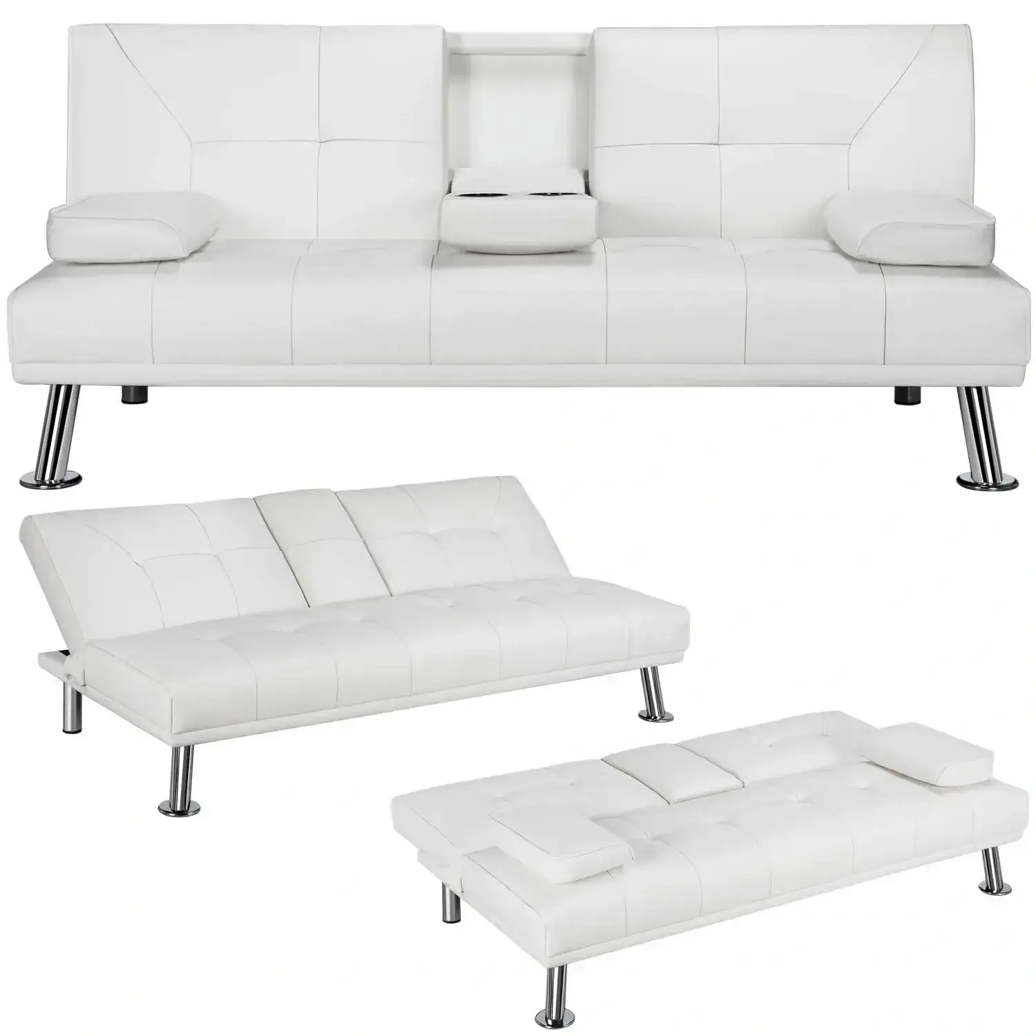 Sofa Bed with Armpad Recliner Couch