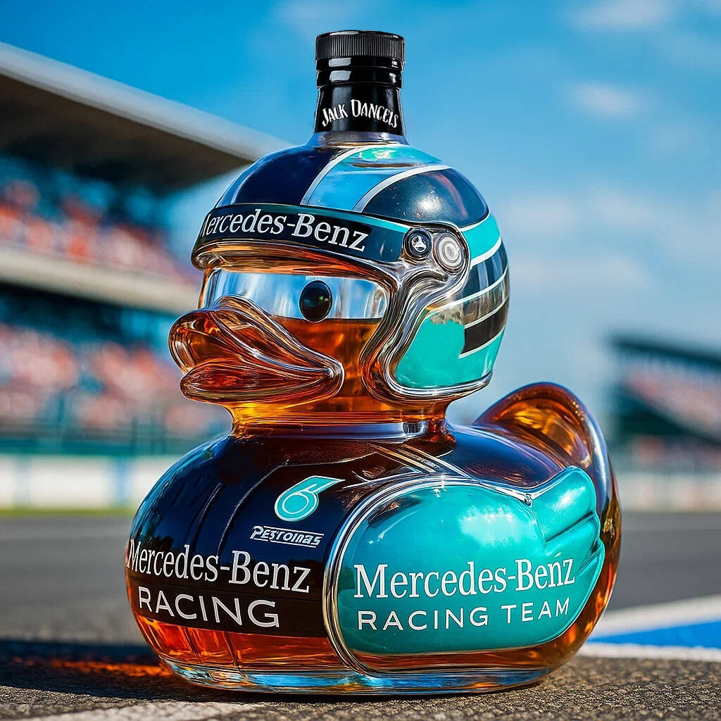 F1 Duck Whisky Bottle