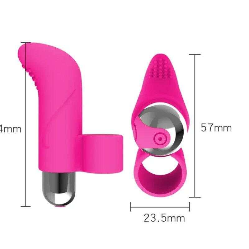 10 Modes Finger Vibrator: Clitoris Massage, G-Spot Stimulation, Rechargeable Vibrating Egg - Sex Toy for Women Masturbation