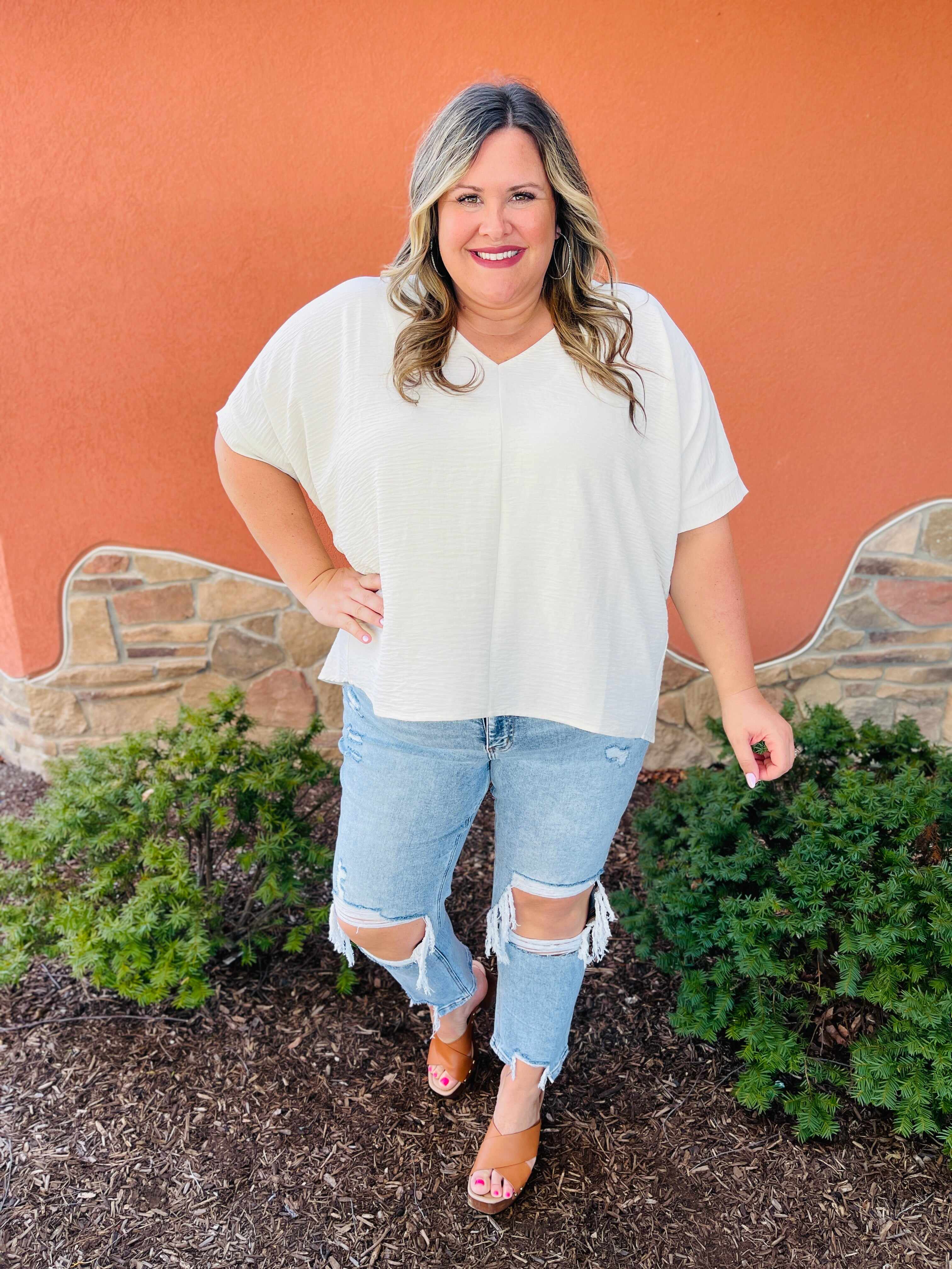 RESTOCK! Lovervet REG/CURVY You're My Lover Cropped Straight Leg Jeans