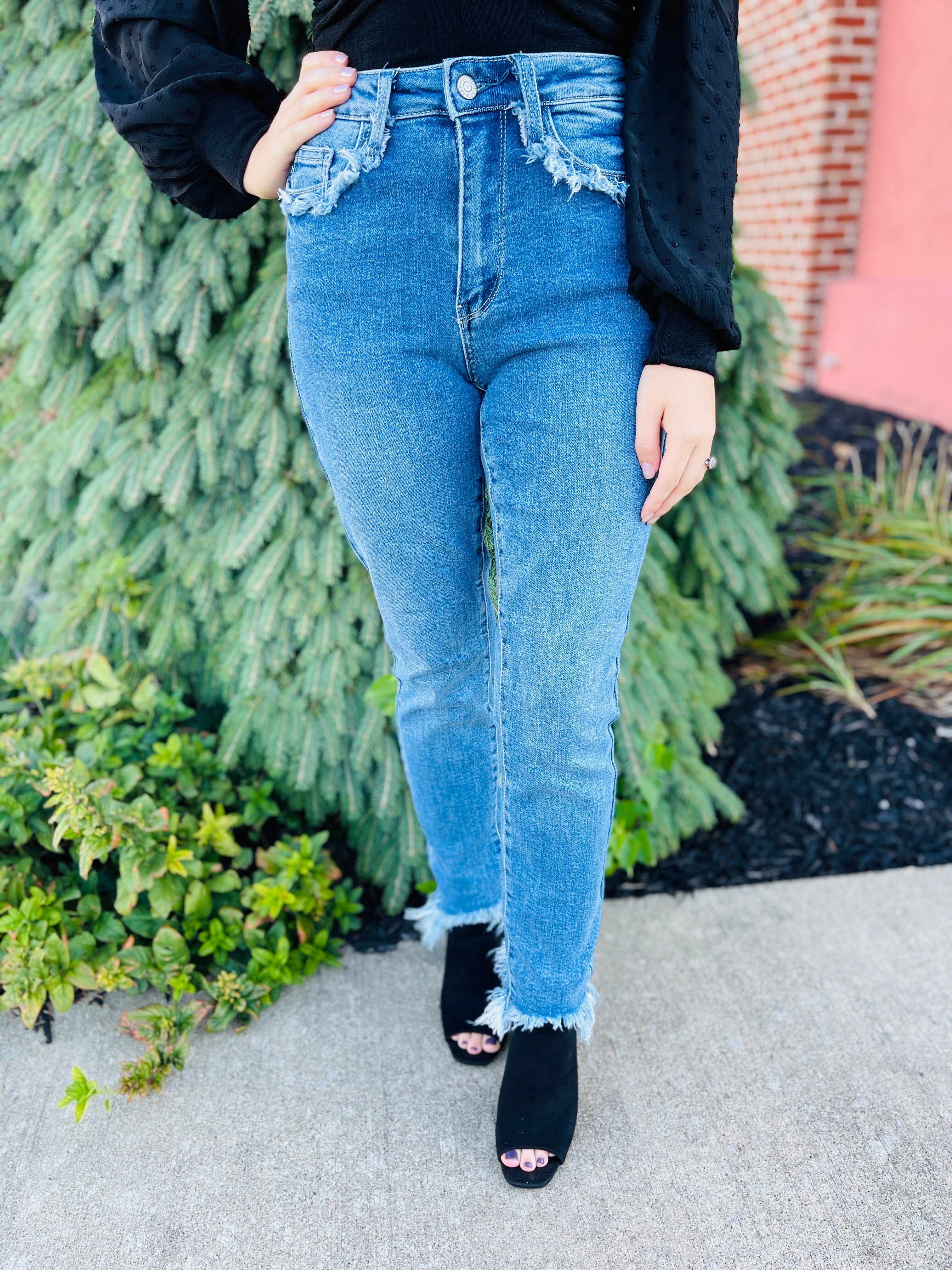 PLUS/REG On The Fringe Slim Fit Jeans