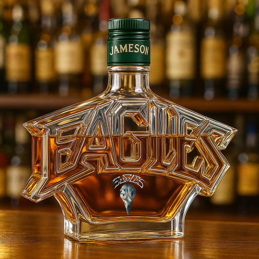 THE EAGLES Whiskey Bottle